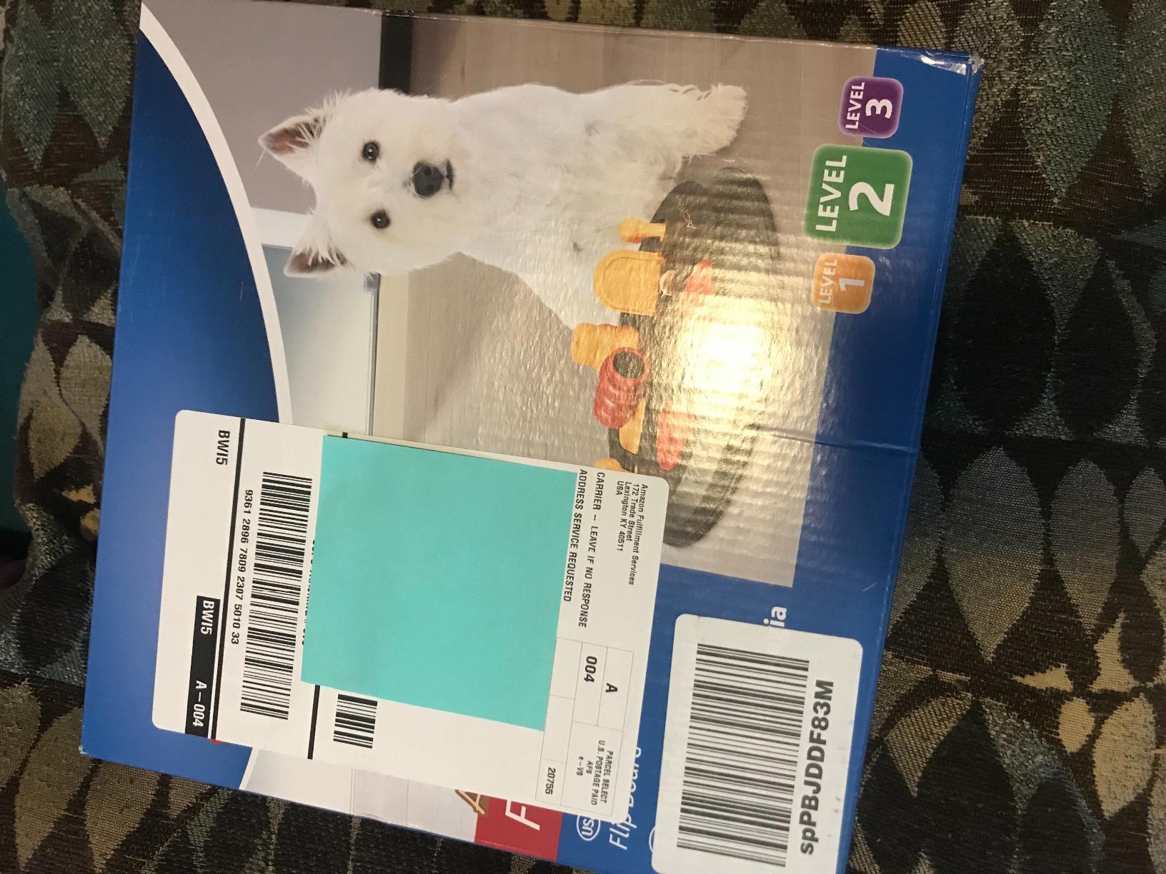 TRIXIE Turn Around - Mad Scientist Dog Activity Interactive Toy, Level 2 Food Puzzle Game, Brain Teasing Treat Dispenser customer photo 2