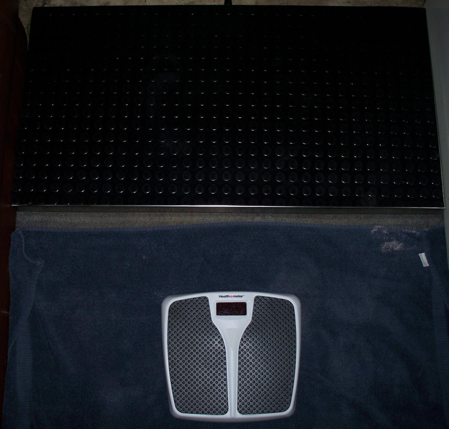 Heavy Duty 660 Pounds Veterinary Dog Scale with Stainless Steel Platform and Rubber Mat for Dog Cat Pet Alpaca Llama Sheep Fish Vet customer photo 1