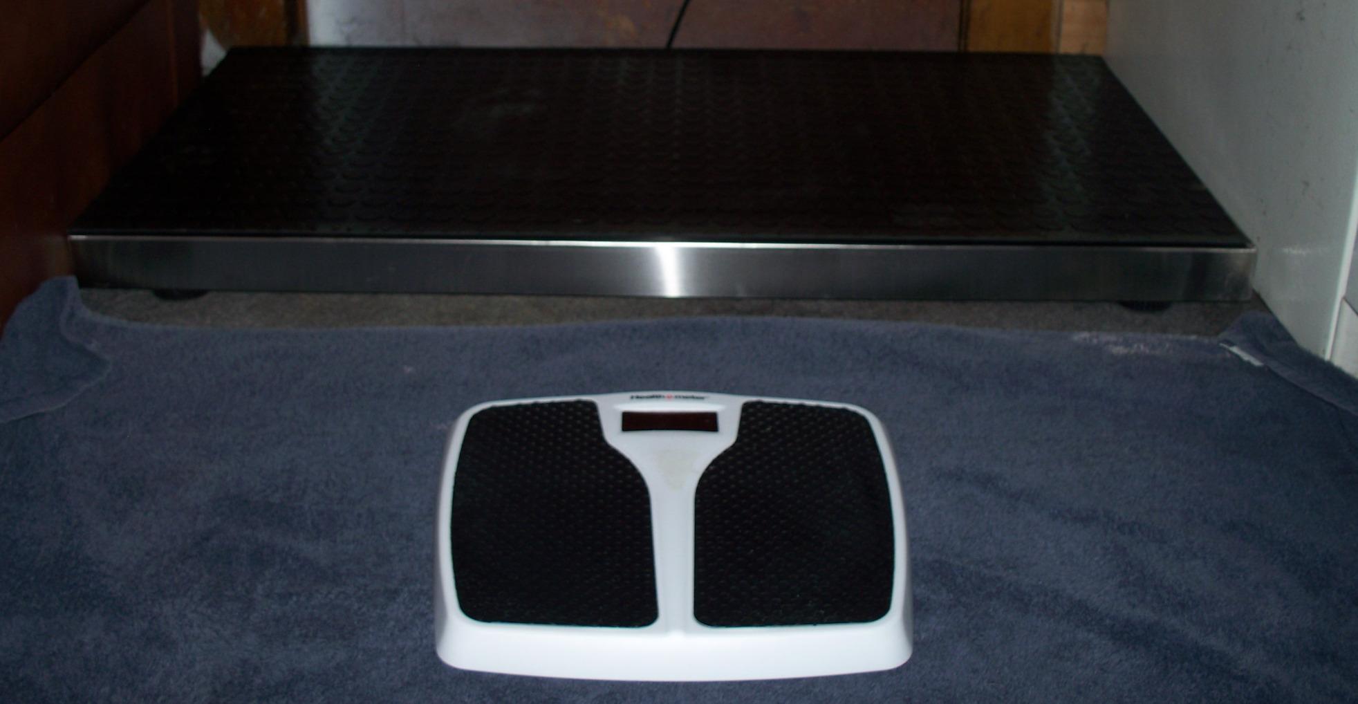 Heavy Duty 660 Pounds Veterinary Dog Scale with Stainless Steel Platform and Rubber Mat for Dog Cat Pet Alpaca Llama Sheep Fish Vet customer photo 2