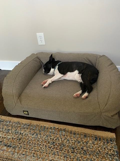 K9 Ballistics Tough Orthopedic Large Bolster Dog Bed - Washable, Durable and Water Resistant Dog Bed - Made for Big Dogs, 34