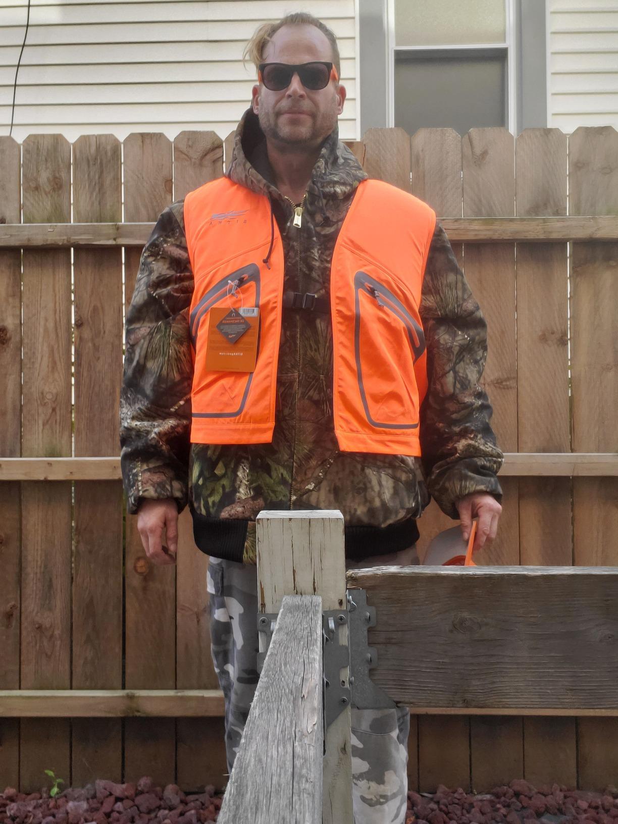 SITKA Ballistic Vest - High-Visibility Orange Hunting Vest for Men customer photo 1