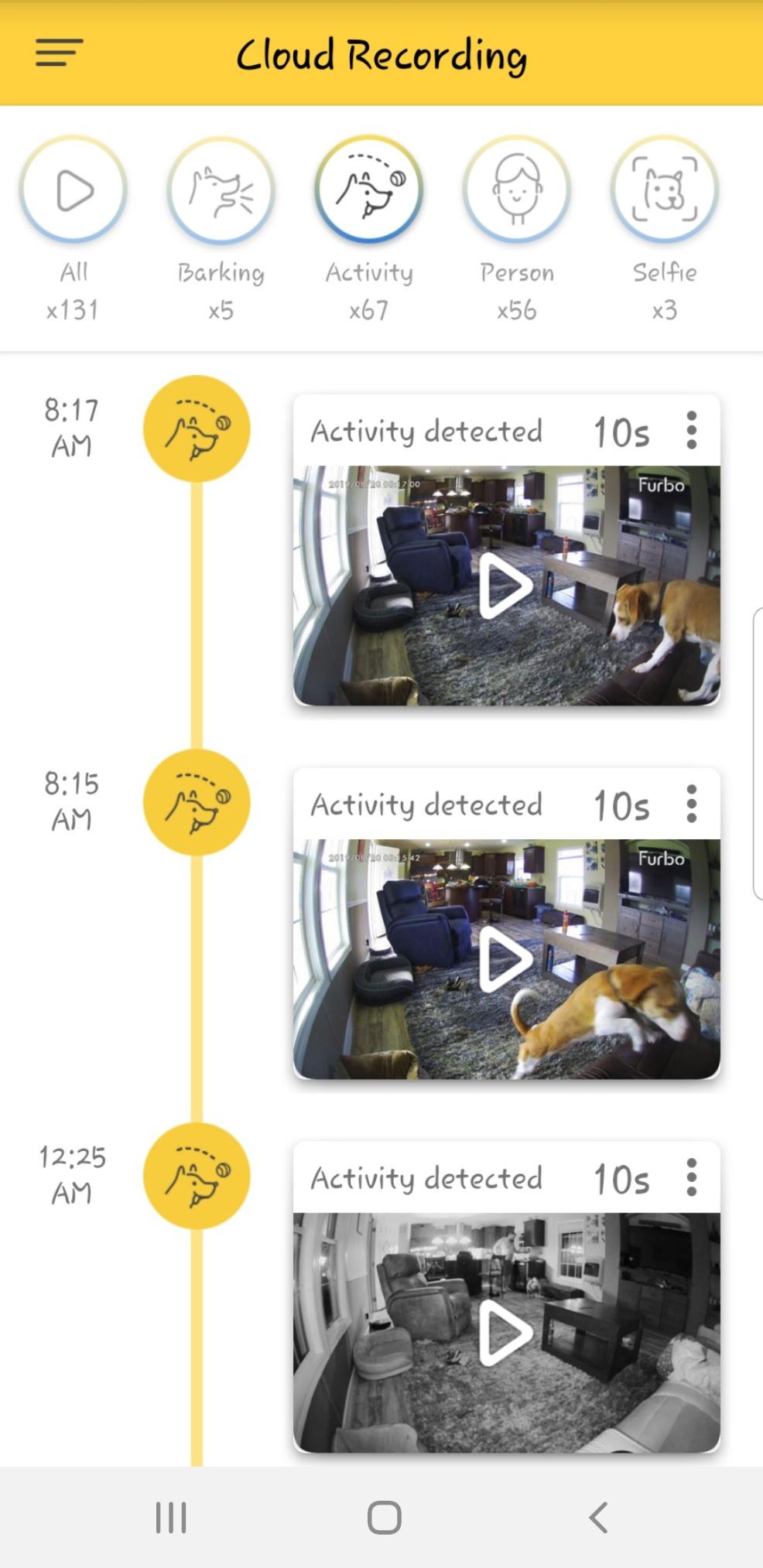 Furbo Dog Camera: Treat Tossing, Full HD Wifi Pet Camera and 2-Way Audio, Designed for Dogs, Compatible with Alexa (As Seen On Ellen) customer photo 1