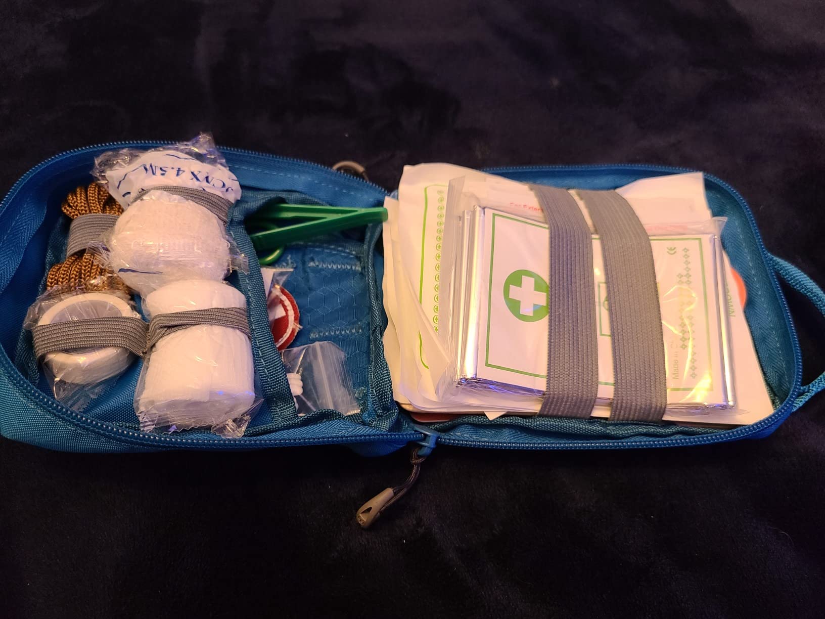 Kurgo RSG Dog First Aid Kit - Compact Dog First Aid Supplies - MOLLE Compatible Aid Pack - Emergency Pet Survival Gear - Adventure & Hiking Dog Med Kit - Quick Access Pouch customer photo 2
