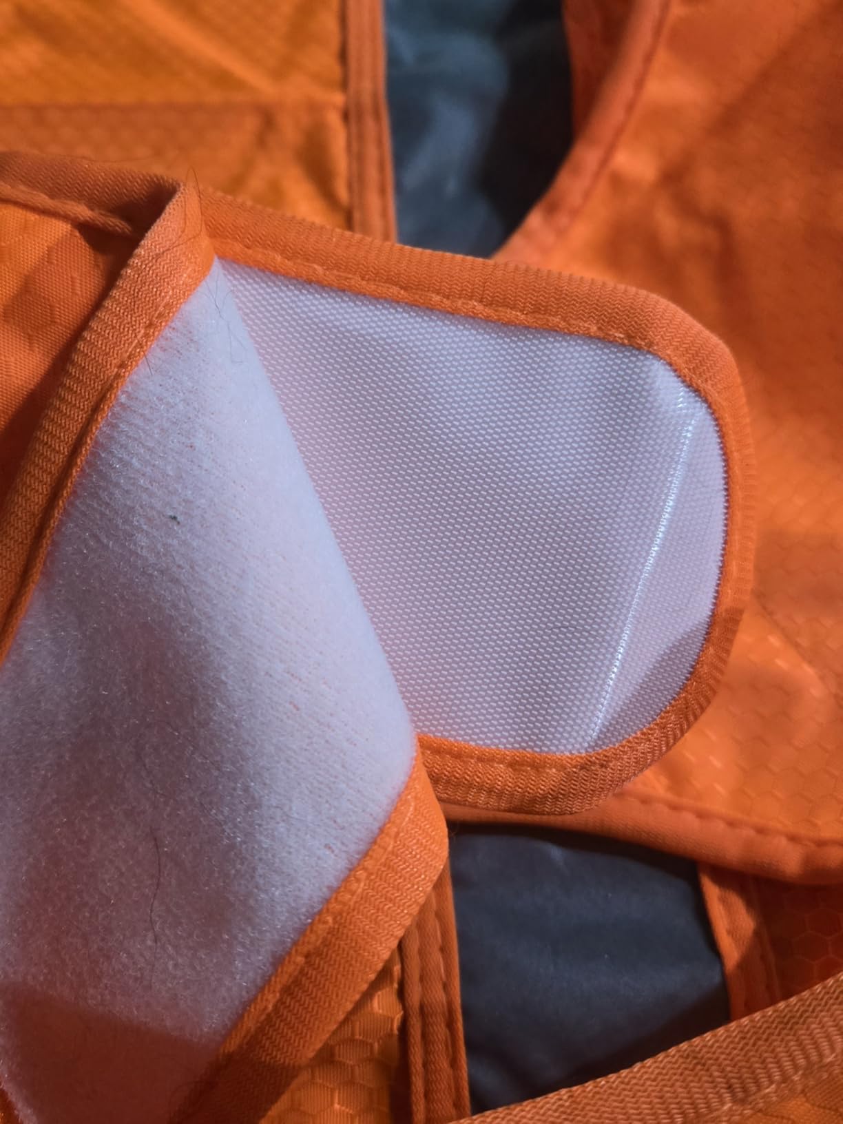 Dog Jacket High Visibility Safety Reflective Dog Vest for Small Medium Large Dogs (Large, Orange) customer photo 2