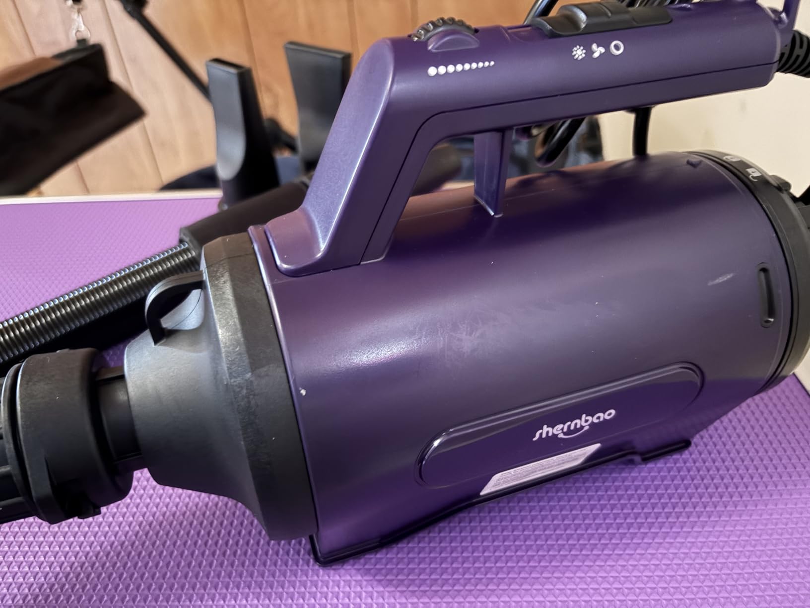 Dog Dryer High Velocity Professional Dog/Pet Grooming Force Hair Dryer/Blower customer photo 2