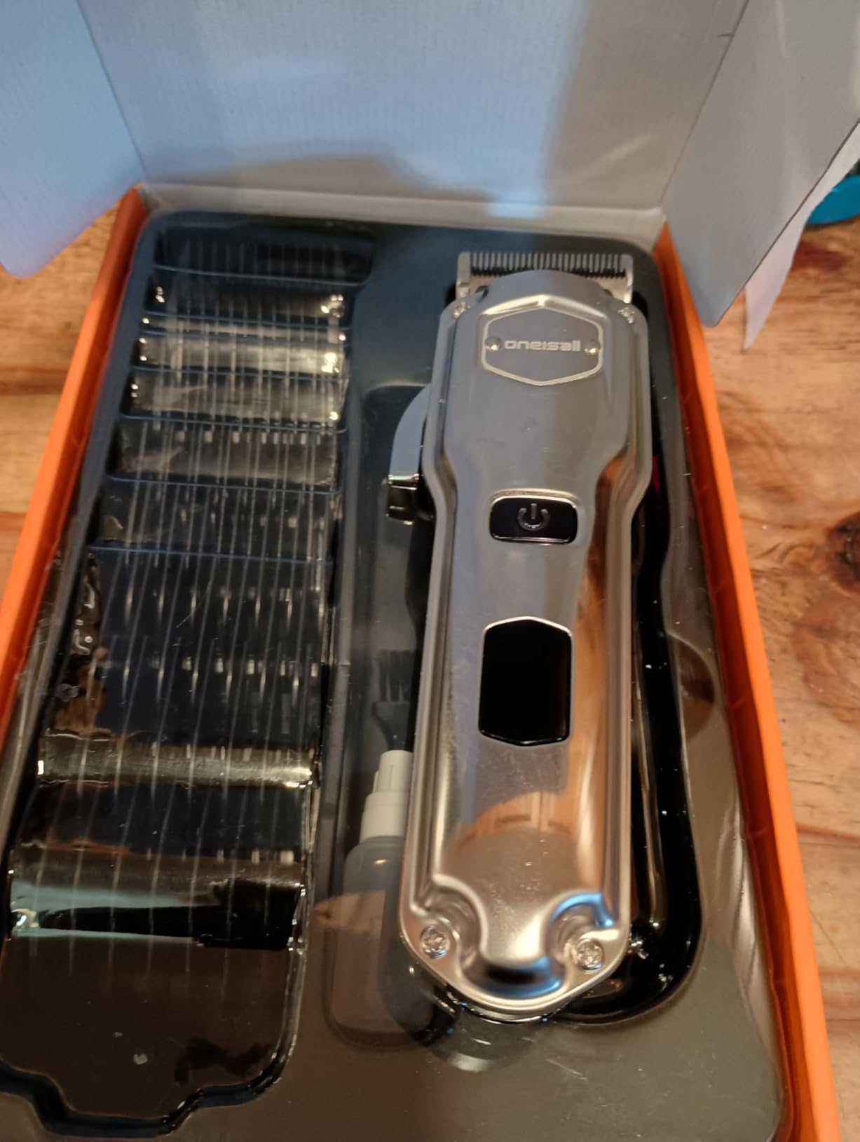 oneisall Dog Clippers for Grooming for Thick Heavy Coats/Low Noise Rechargeable Cordless Pet Shaver with Detachable Stainless Steel Blade/Waterproof Dog Shaver for Dogs Pets and Animals customer photo 1