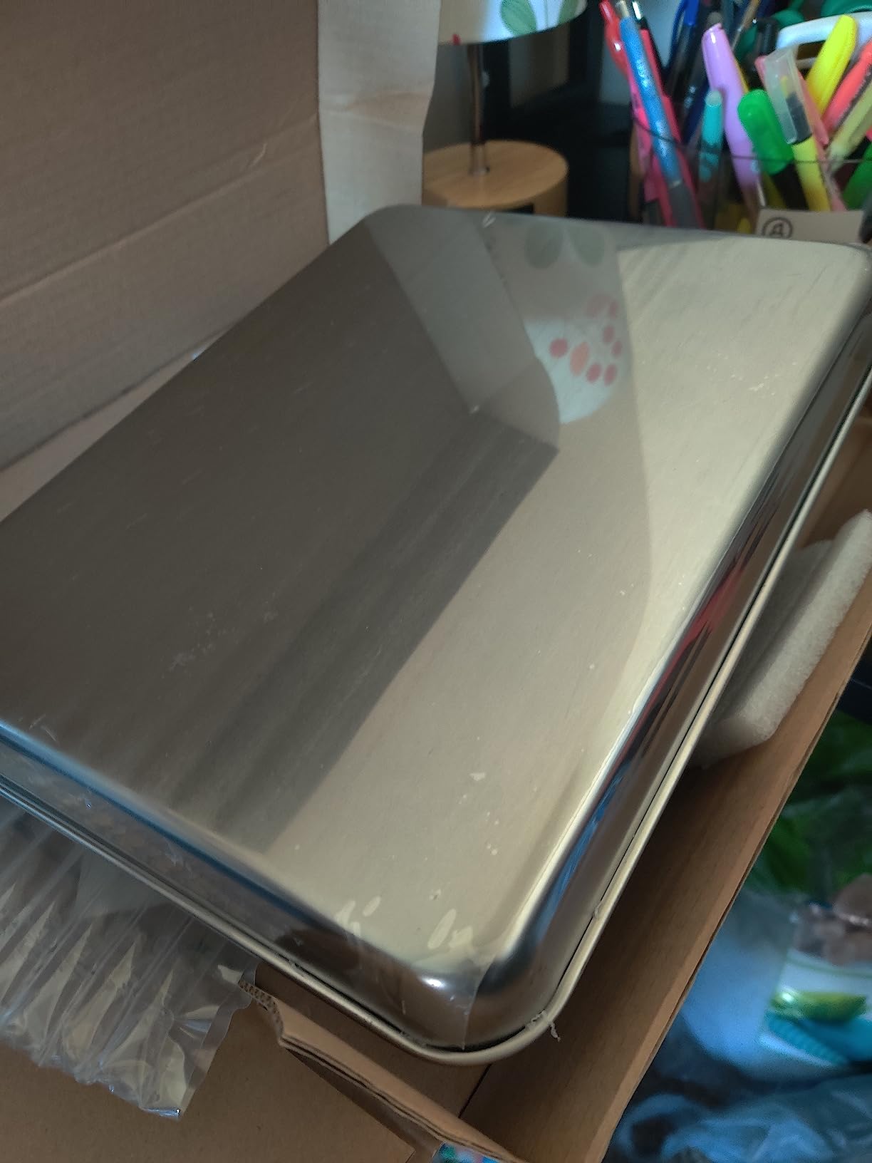 Charmline 660lbs x 0.1lbs High Accuracy Digital Postal Scale, Pet Vet Scale with 17x21in Large Stainless Steel Platform customer photo 2