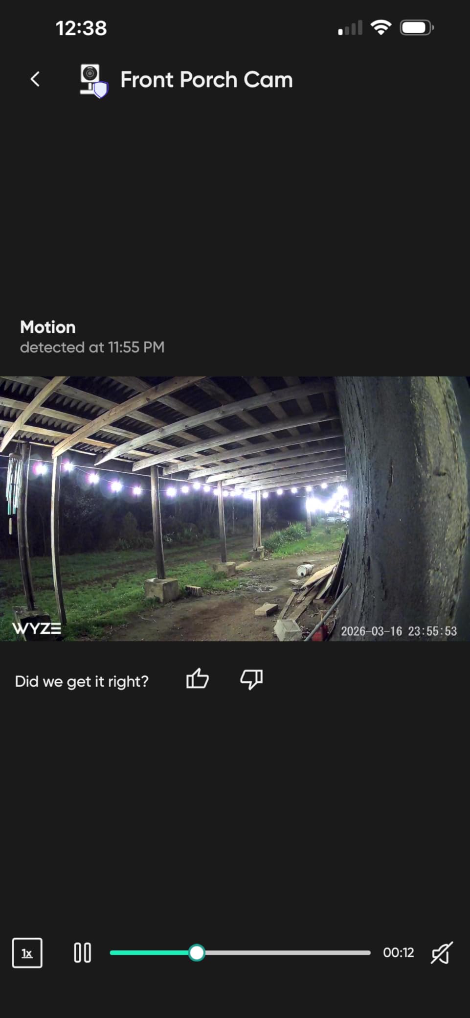 Wyze Cam OG Indoor/Outdoor 1080p Wi-Fi Smart Home Security Camera with Color Night Vision, Built-in Spotlight, Motion Detection, 2-Way Audio, Compatible with Alexa & Google customer photo 1