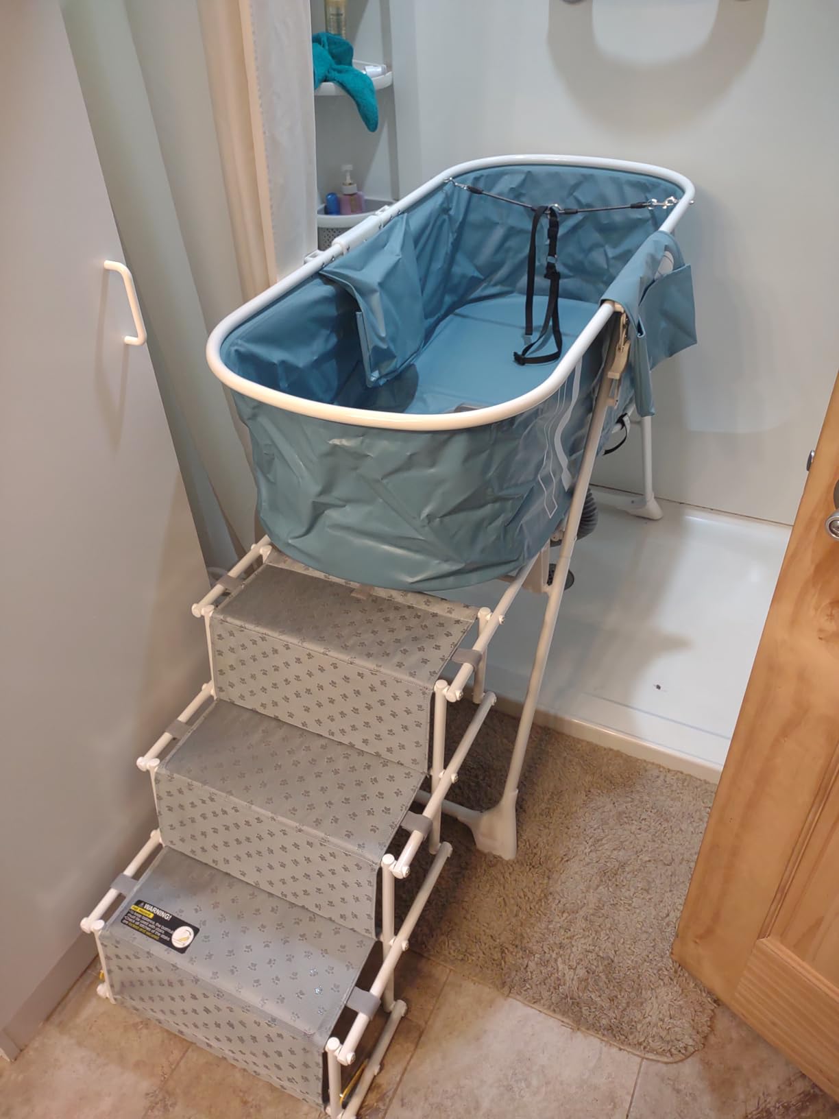 Furesh Foldable Dog Washing Station for Large Dogs with Stairs customer photo 1