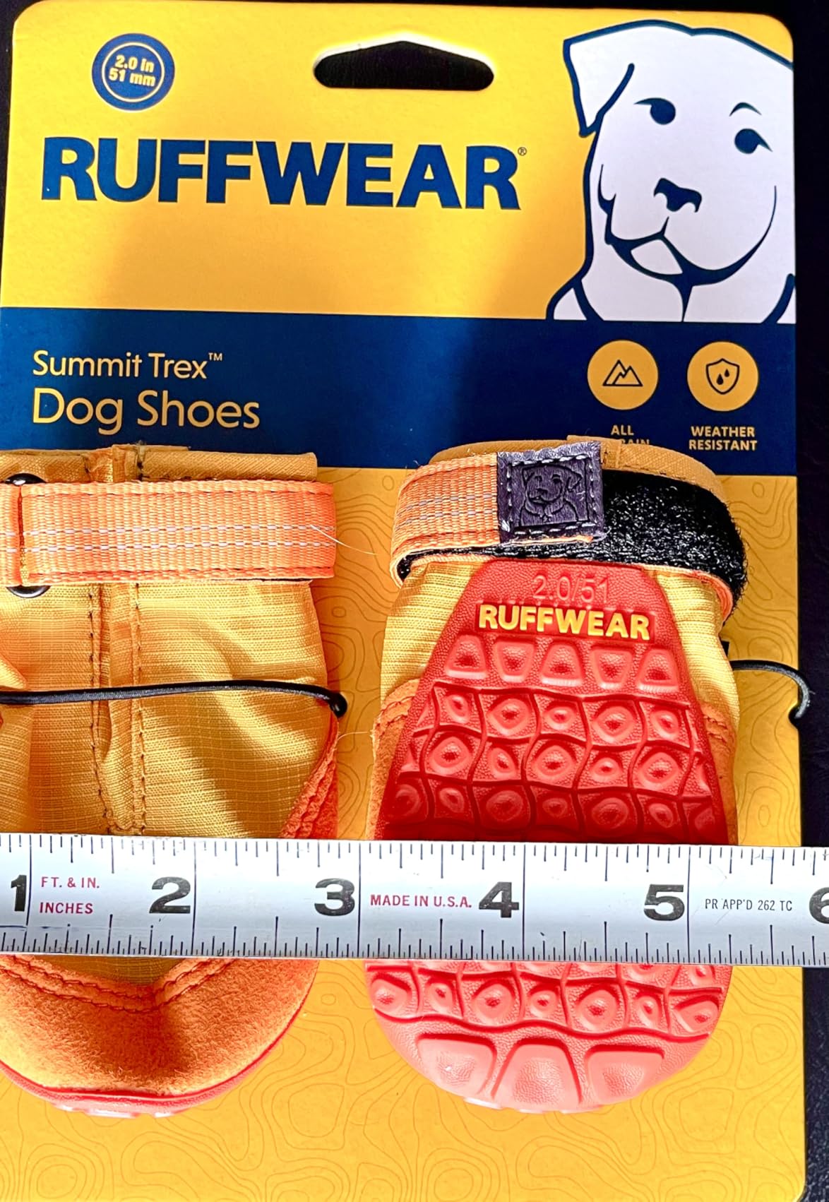 Ruffwear Summit Trex Dog Shoes, All-Season Paw Protection with Durable Non-Slip Grip & Stay-Put Fit for Everyday Adventures, Obsidian Black, 2.00