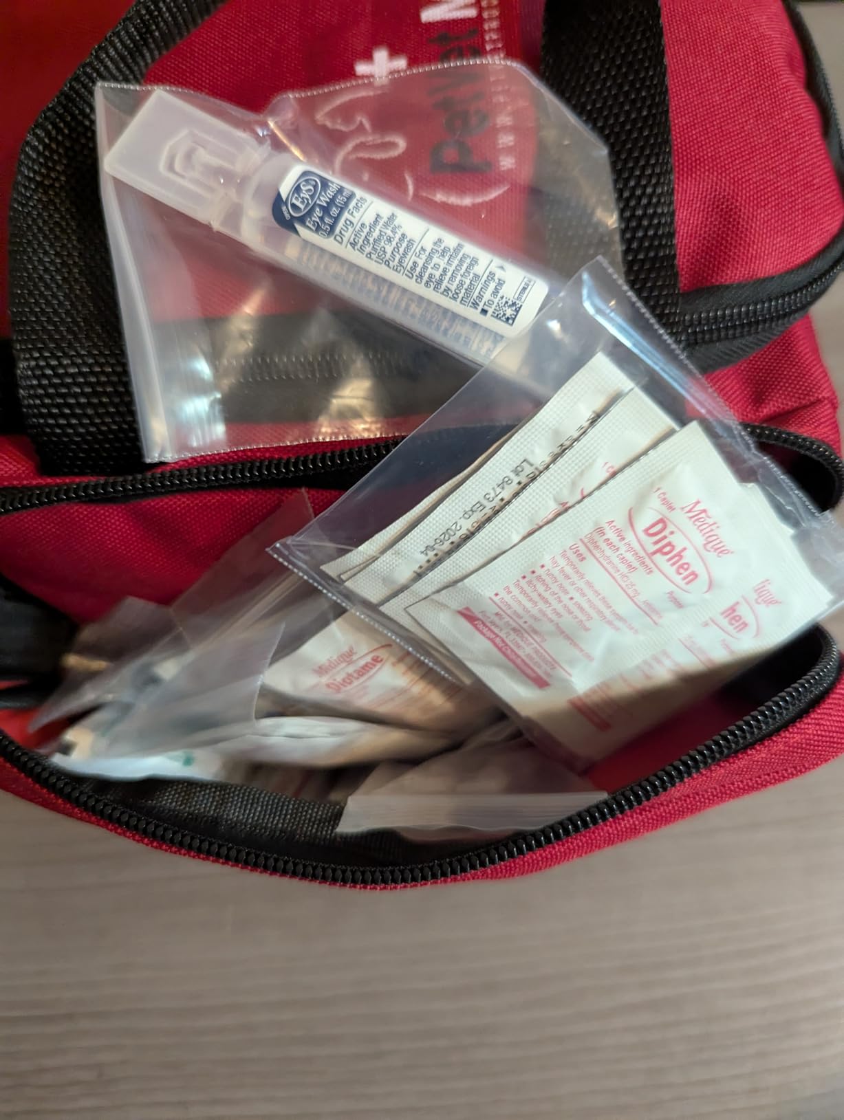 Cat & Dog First Aid Kit - Dog Emergency Kit, Health Supplies & Wound Care -with Thermometer, Bandages for Wounds - Essentials, Travel Bag (Medium) customer photo 1