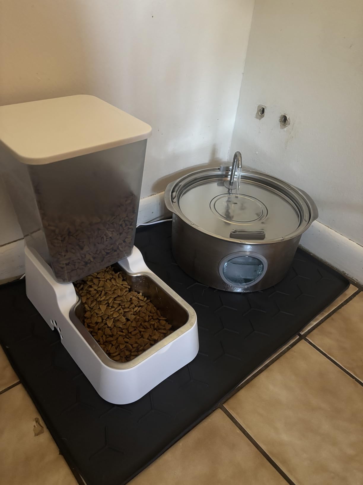 Dog Water Fountain for Large Dogs: 7L/236oz/1.8G Dog Fountain Stainless Steel - Big Cat Drinking Fountain Indoor - Super Quiet Water Fountain for Dogs Inside - for Large Dog Cats & Multi-Pet Home customer photo 1