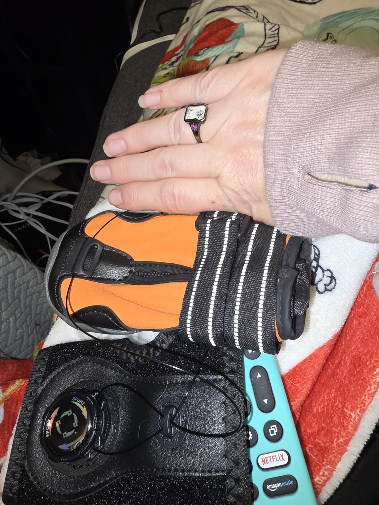 No Knuckling Brace for Dogs - Drop Foot Support with Adjustable Reel, Corrective Outdoor Pet Shoes - Helps Lift Toes for Nerve Conditions, Arthritis & Mobility Issues (M) customer photo 2