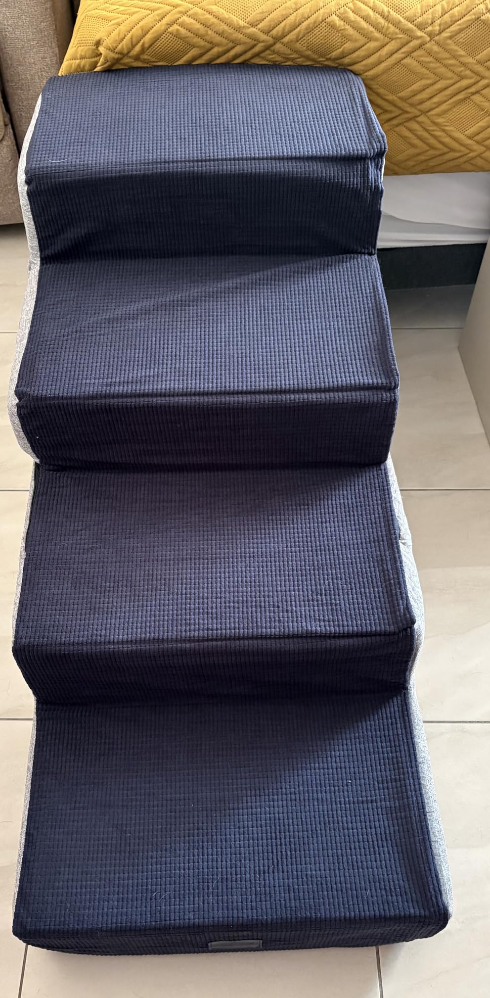 Veehoo 3 Steps Foam Dog Stairs for Large Dogs 18