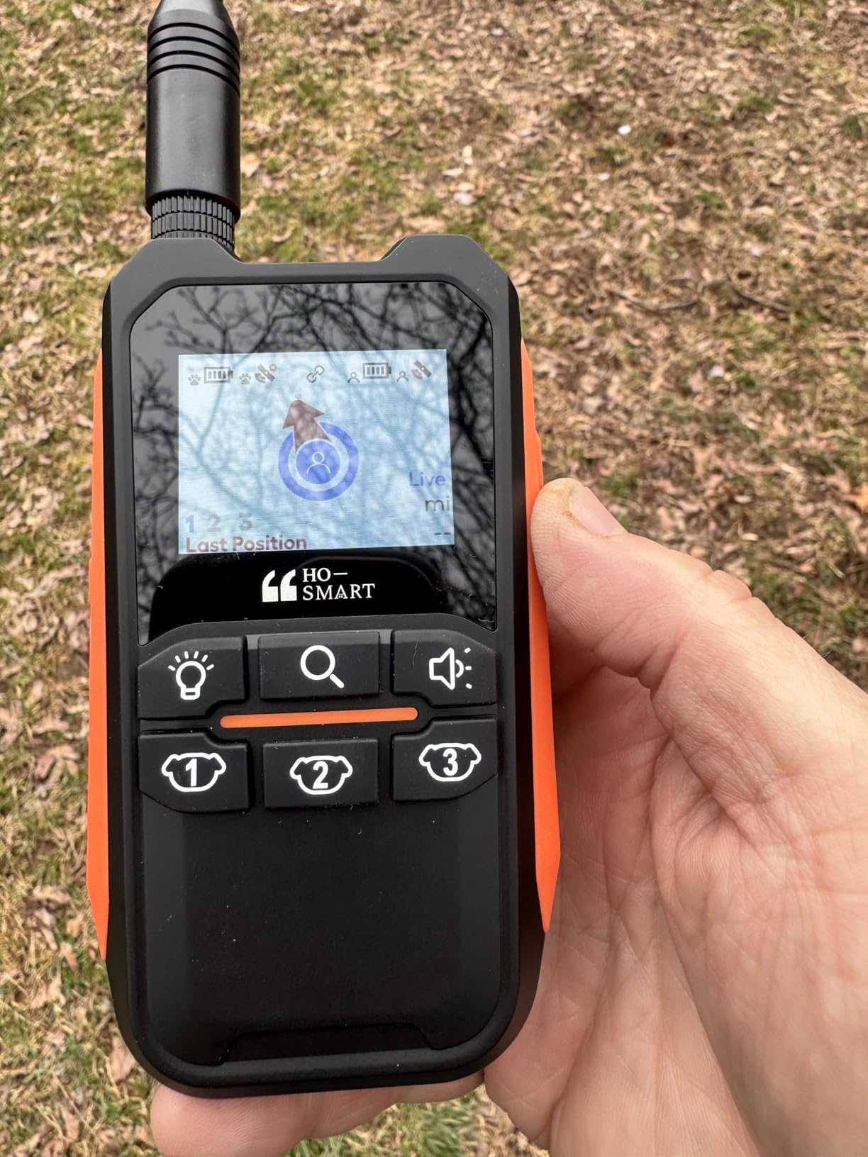 No Monthly Fee GPS Dog Tracker for Medium & Large Dogs, Off-Grid with No Cell Service, 3-Level Virtual Fence, Up to 7-Day Tracker Battery, IP67 Waterproof, Reflective Collar, Remote Light & Sound customer photo 1