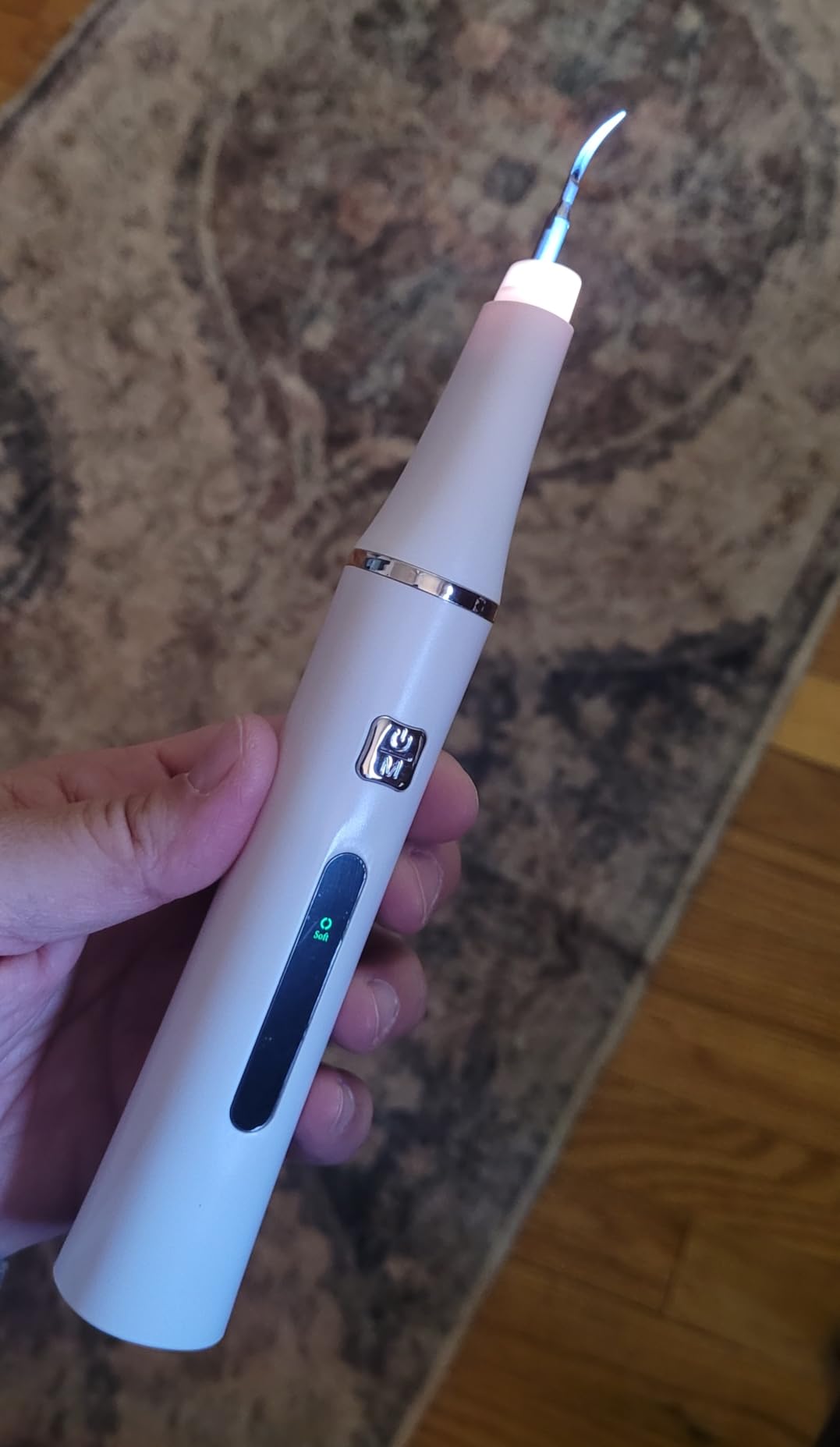 Ultrasonic Pet Plaque and Tartar Remover - Teeth Cleaning Kit with LED Light, 5 Modes, 7 Brush Heads, IPX7 Waterproof for Dogs and Cats customer photo 1