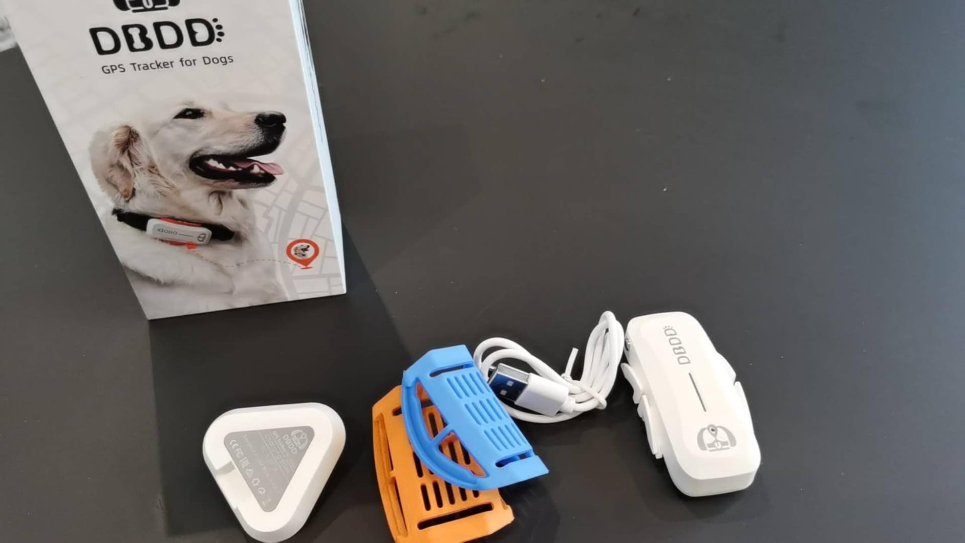 DBDD AI GPS Tracker for Dogs (40lbs+), Real Time Location and AI Health Care Management, Electronic Fence, Waterproof, iOS and Android Universal customer photo 1
