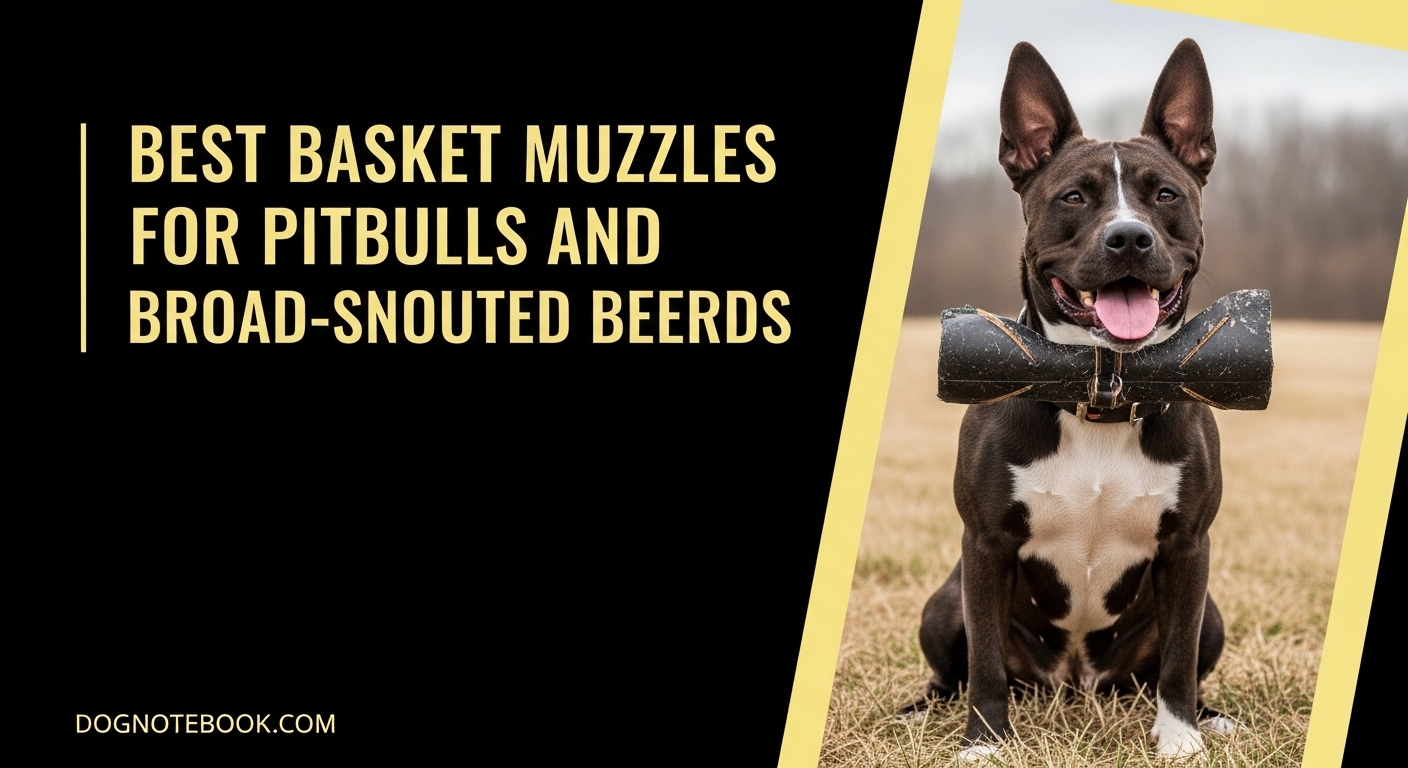 Best Basket Muzzles for Pitbulls and Broad-Snouted Breeds