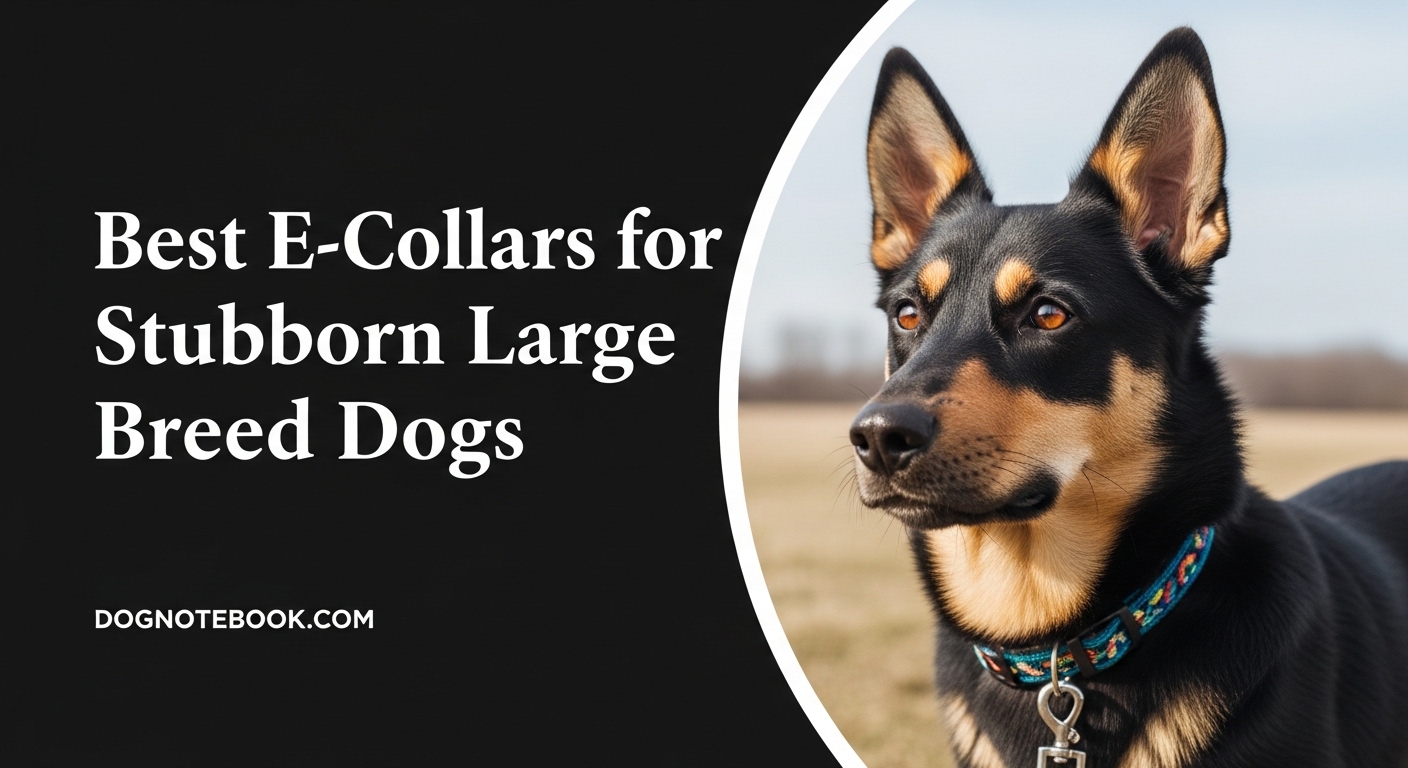 Best E-Collars for Stubborn Large Breed Dogs