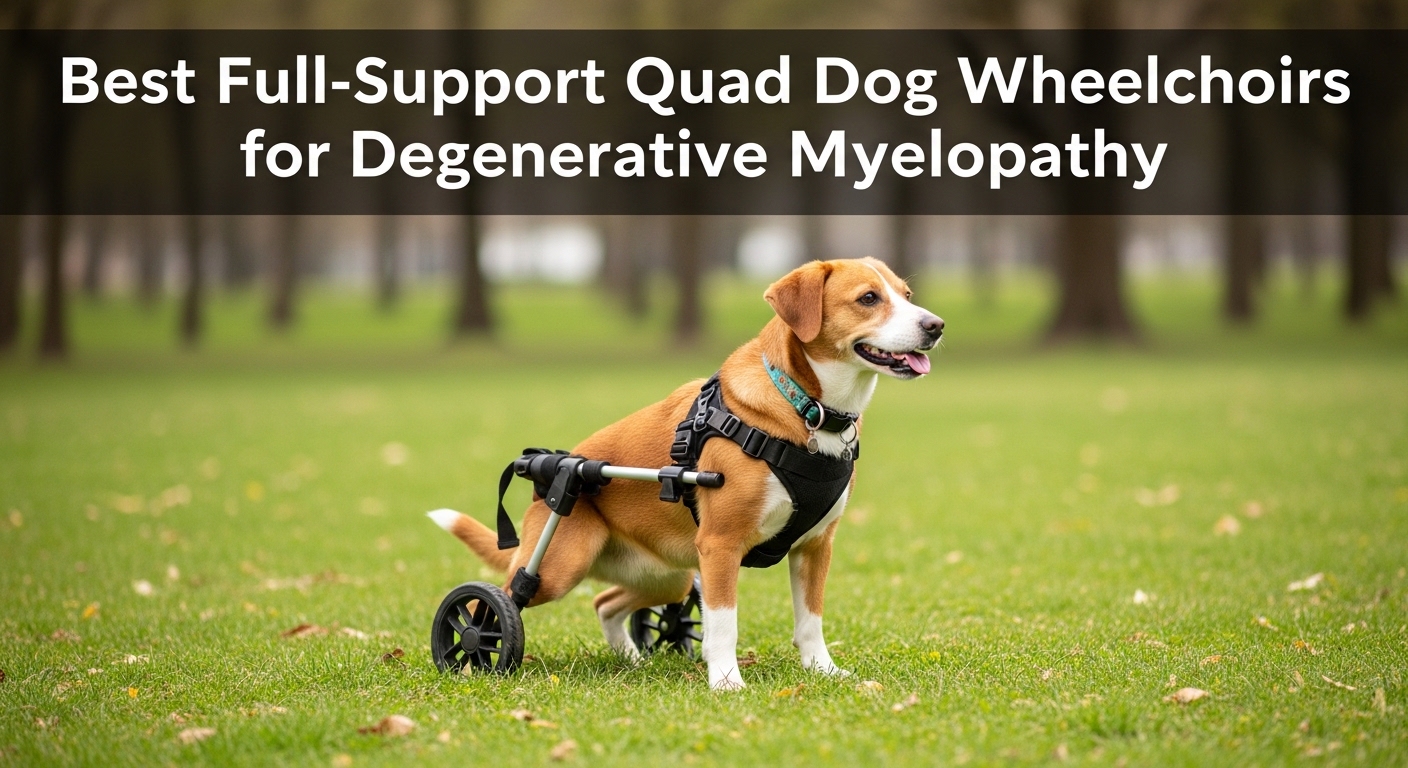 Best Full-Support Quad Dog Wheelchairs for Degenerative Myelopathy