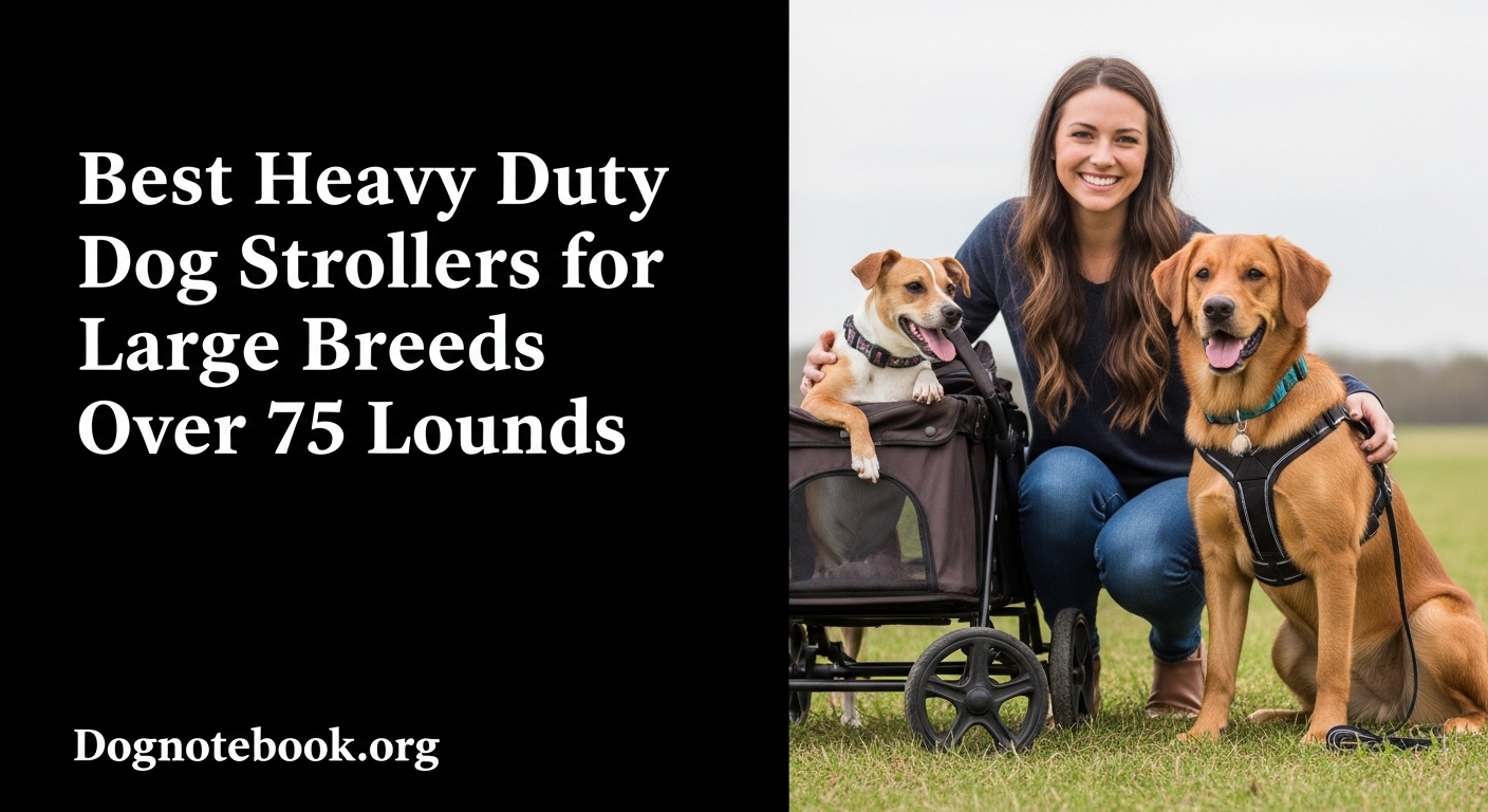 Best Heavy Duty Dog Strollers for Large Breeds Over 75 Pounds
