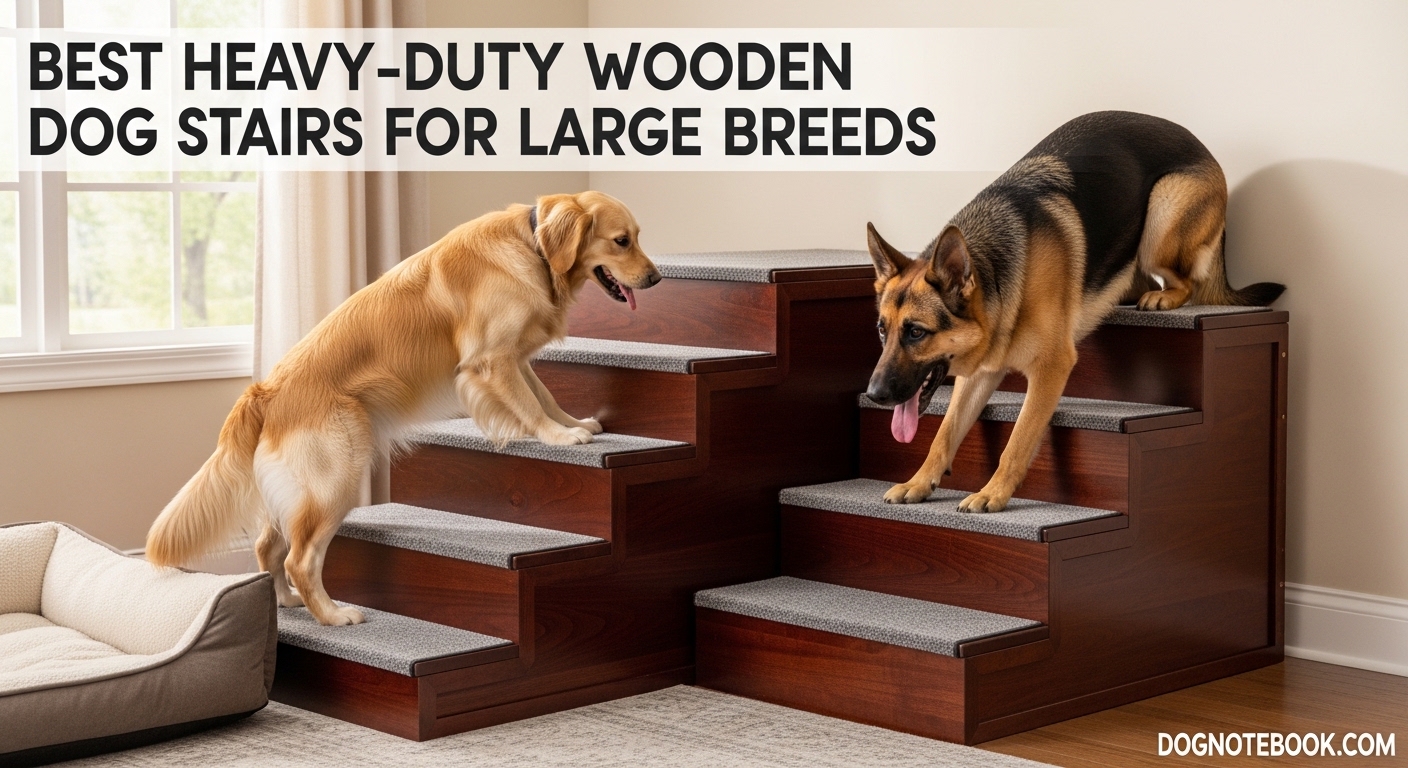 Best Heavy-Duty Wooden Dog Stairs for Large Breeds