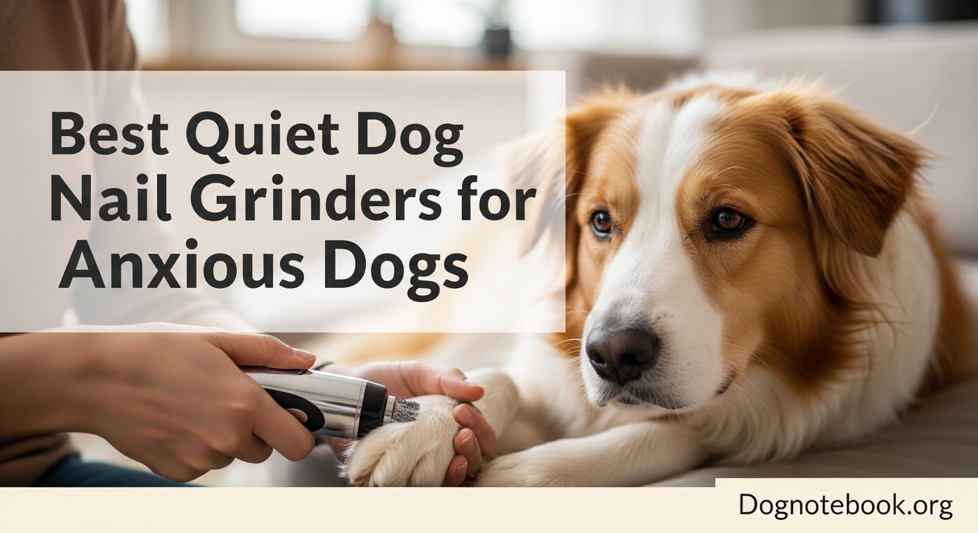 Best Quiet Dog Nail Grinders for Anxious Dogs