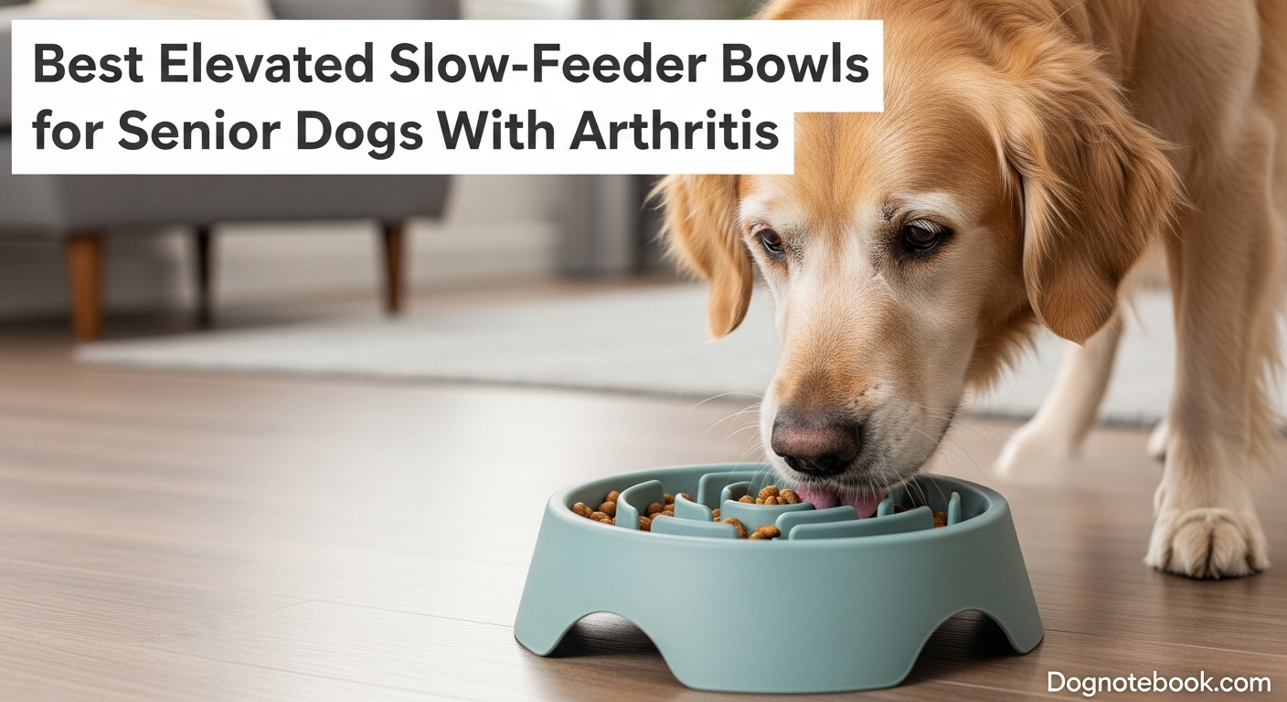 Best Elevated Slow-Feeder Bowls for Senior Dogs With Arthritis