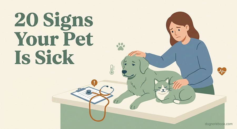 Top 20 Symptoms Your Pet Is Sick