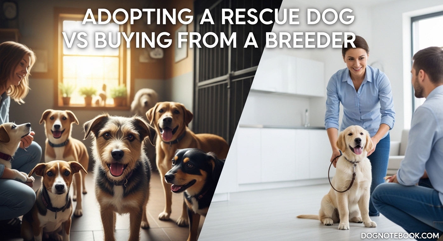 Adopting a Rescue Dog vs Buying from a Breeder