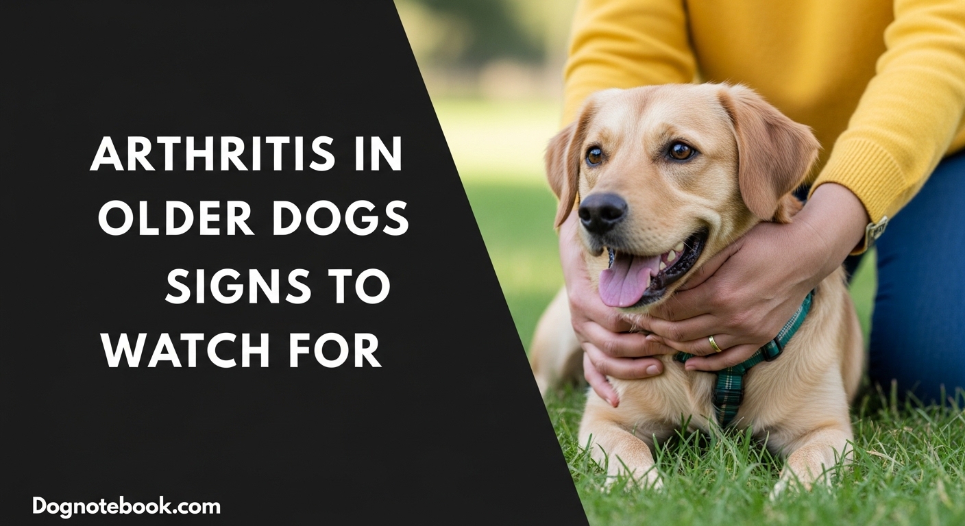 Arthritis in Older Dogs Signs to Watch For