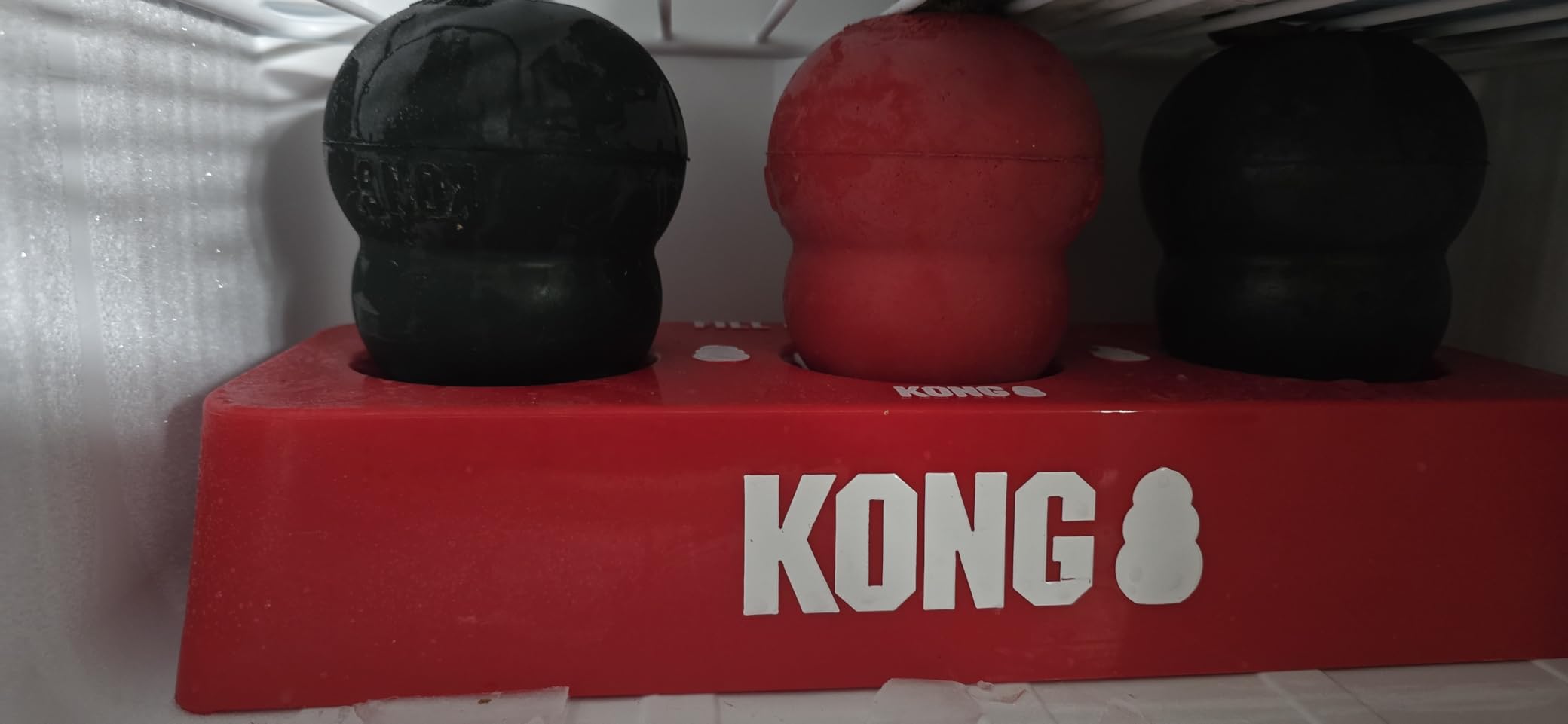 KONG Extreme Dog Toy - Fetch & Chew Toy - Treat-Filling Capabilities & Erratic Bounce for Extended Play Time Most Durable Natural Rubber Material - for Power Chewers - for Large Dogs customer photo 1