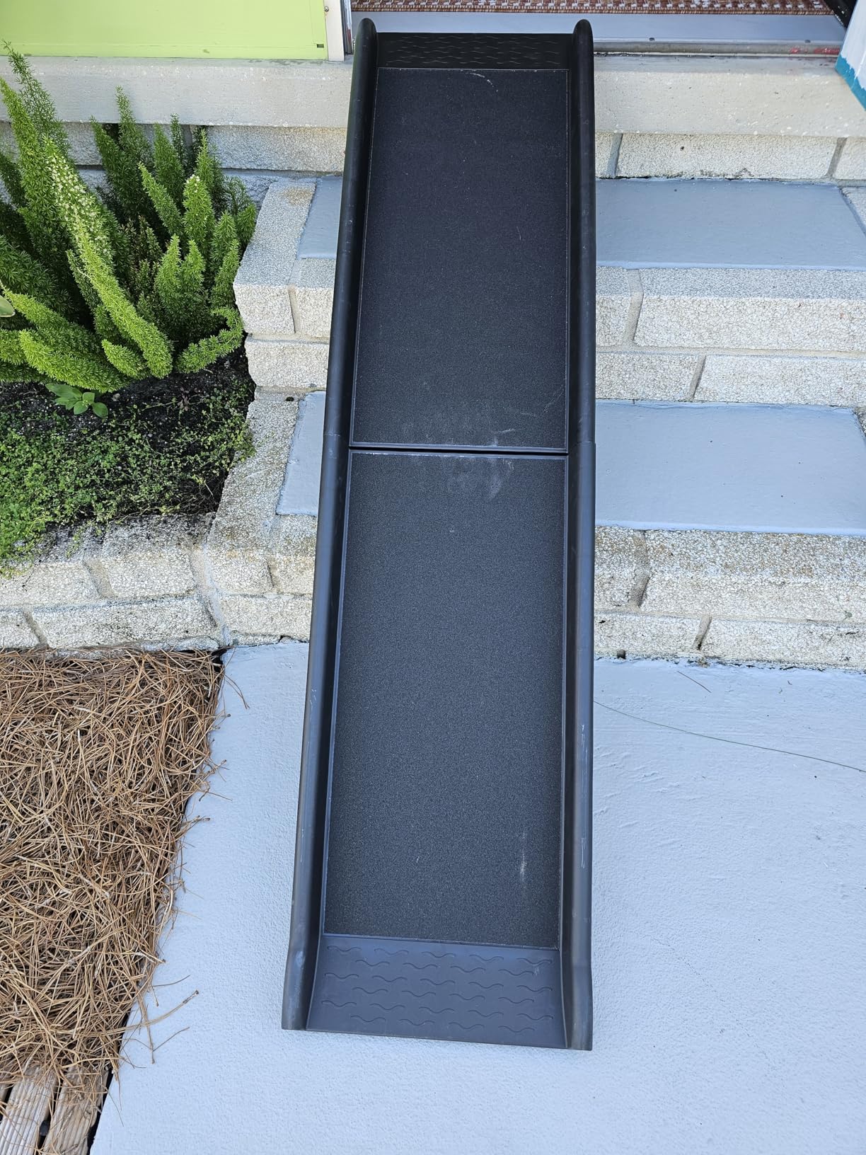 Trixie Folding Pet Ramp, Black | Folding Dog Ramp with High Traction Surface, Ideal for Cars and SUVs, Foldable, Easy to Store and Clean customer photo 1