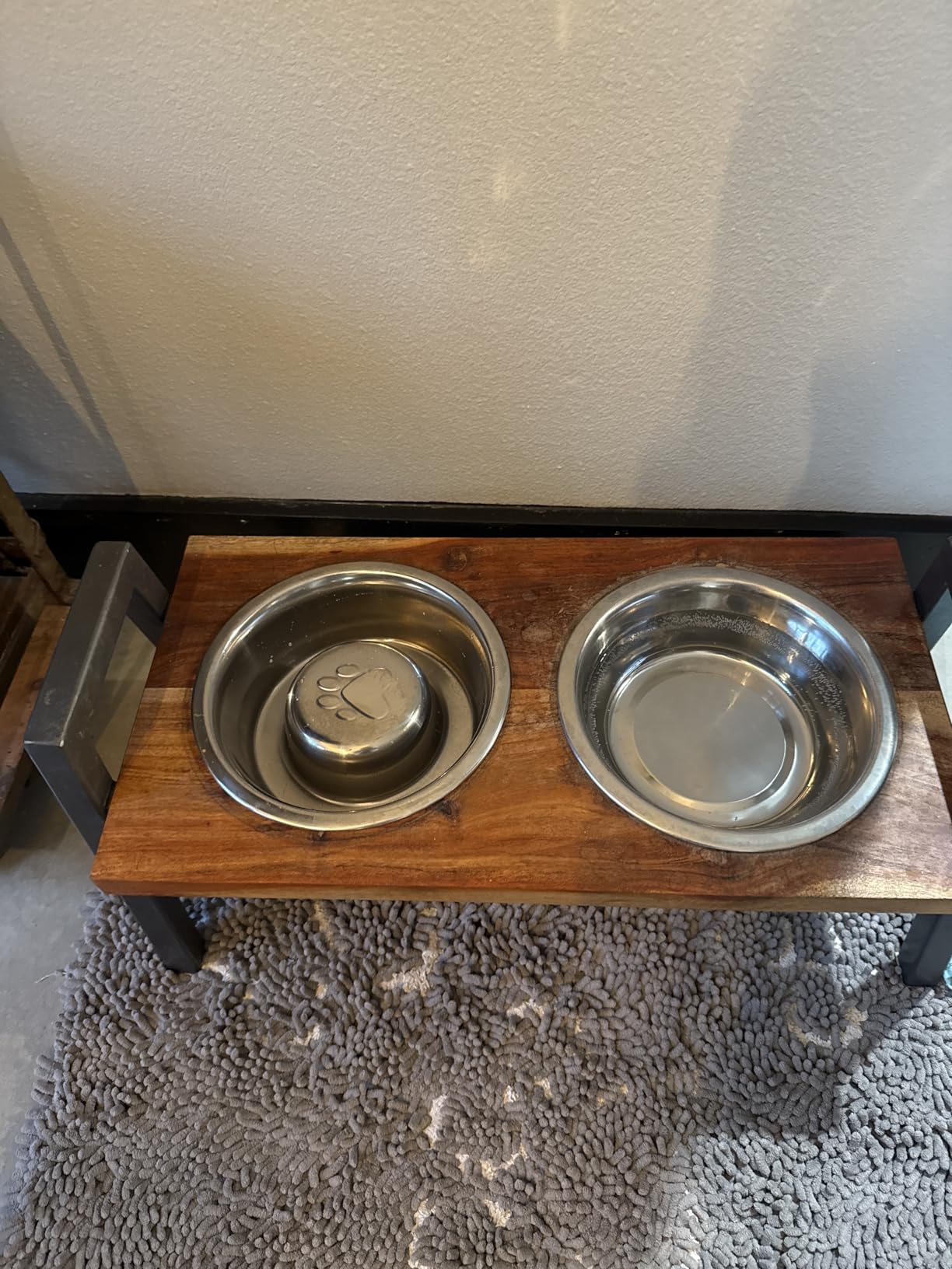 Neater Pet Brands Stainless Steel Slow Feed Dog Bowl for Fast Eating Large Breed, Metal Slow Feeder Dog Bowl Fits in Large Neater Feeders, for Puppy or Dogs (>40 lbs), 3 Cup Food Capacity customer photo 1″ class=”wp-image-customer”/></figure>


<p>What really stood out to me is the customer service from Neater Pet Brands. Multiple reviewers report that when their rubber anti-skid band wore out after years of use, the company sent them a brand new bowl at no charge. That kind of support is rare and worth mentioning. With over 14,000 reviews, this is a product with a long, proven history.</p>

<p>The bowl is available in several capacity sizes from 0.75 cups up to 5 cups, with both standard and non-tip variants. The non-tip version adds stability for dogs that really attack their food.</p>


<figure class=