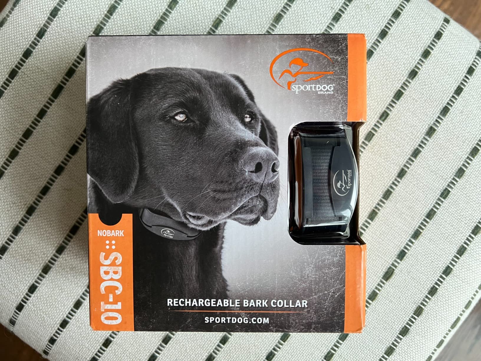 SportDOG NoBark 10 Bark Control Collar - Silent Partner Technology Detects Only Your Dog's Bark, 10 Static Levels, 2 Training Modes, Rechargeable 200-Hr Battery, Waterproof, Dogs 8 lb+ customer photo 1