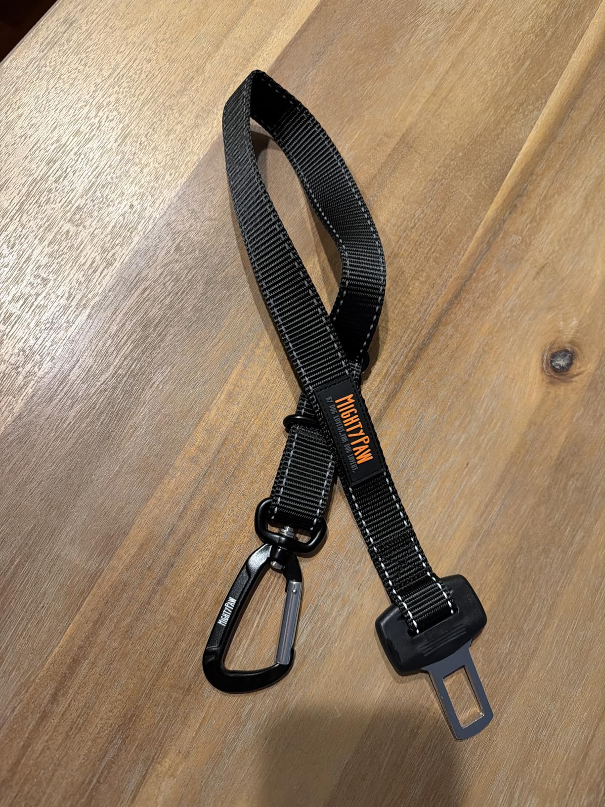 Mighty Paw Dog Seat Belt for Car - Safe Distraction Free Driving, Heavy-Duty Design with Aviation Grade Aluminum Carabiner, Adjustable Dog Seatbelt Harness for Small, Medium and Large Pets customer photo 1