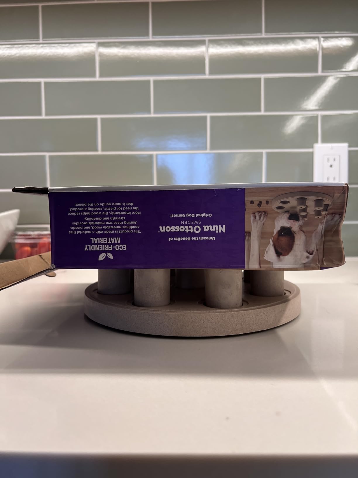 Outward Hound by Nina Ottosson Wobble Bowl Slow Feeder Dog Puzzle, Level 1 Beginner customer photo 1