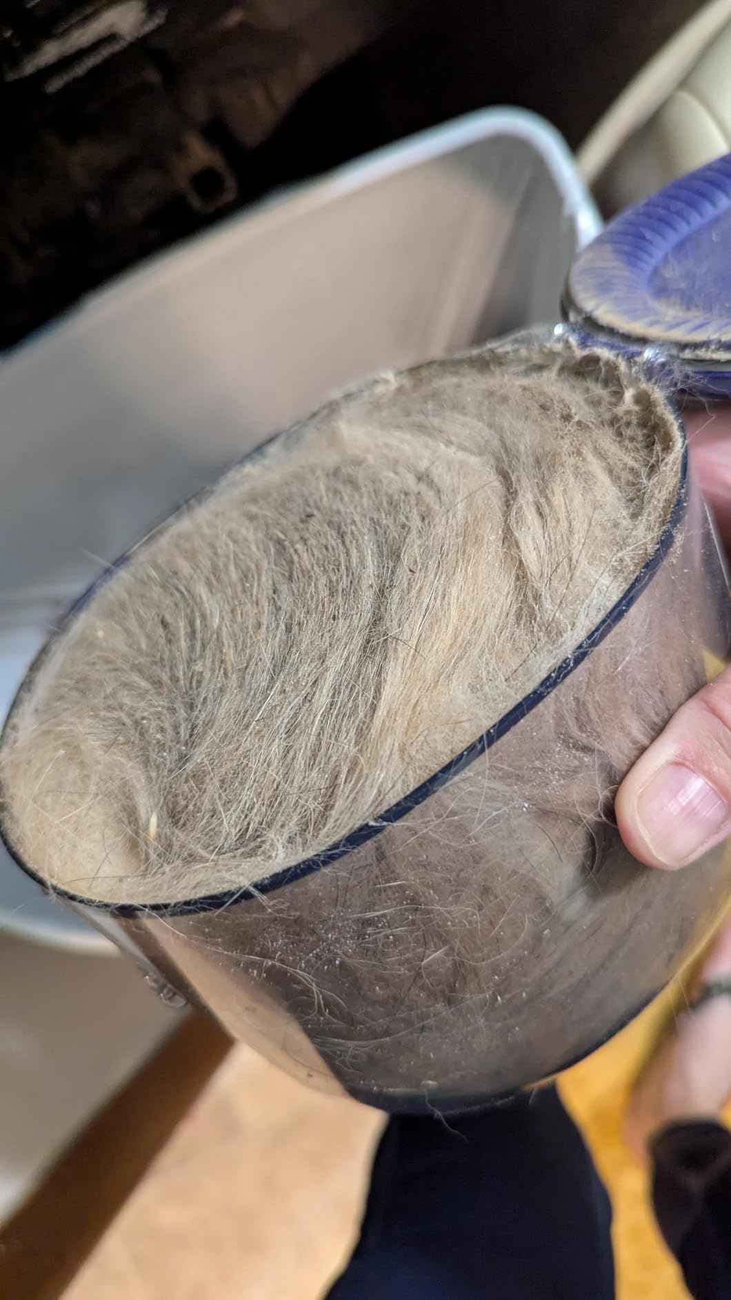 oneisall Dog Grooming Vacuum Kit: 15000Pa Shedding Brush with Grooming Tools, 3 Suction Low Noise, for Pet Thick and Undercoat, 1.5L Dust Cup, Dog Hair Vacuum, Home Cleaning, LM5 customer photo 1