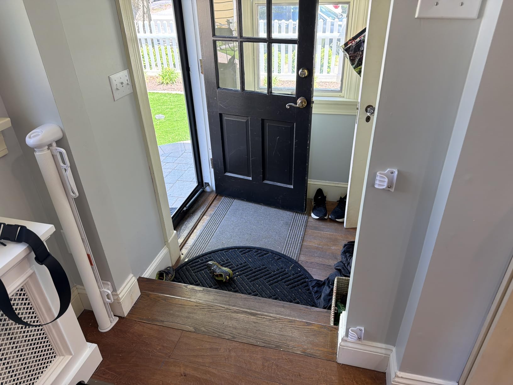 probebi Retractable Baby, Child & Dog Gates for Stairs, Extends to 54