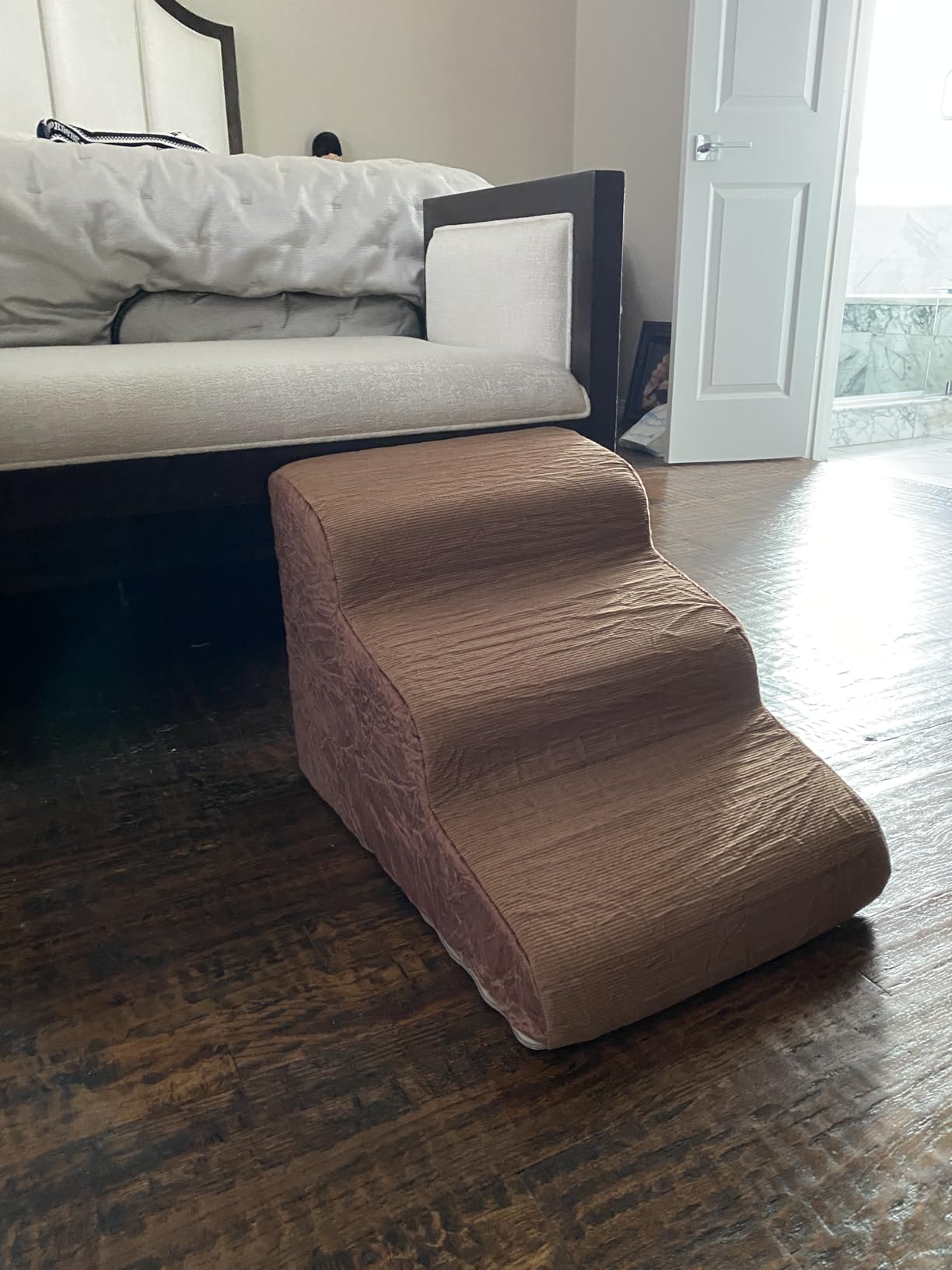 LEXTRO Dog Stairs for Small Dogs, 2-Steps Dog Ramp for Couch customer photo 1