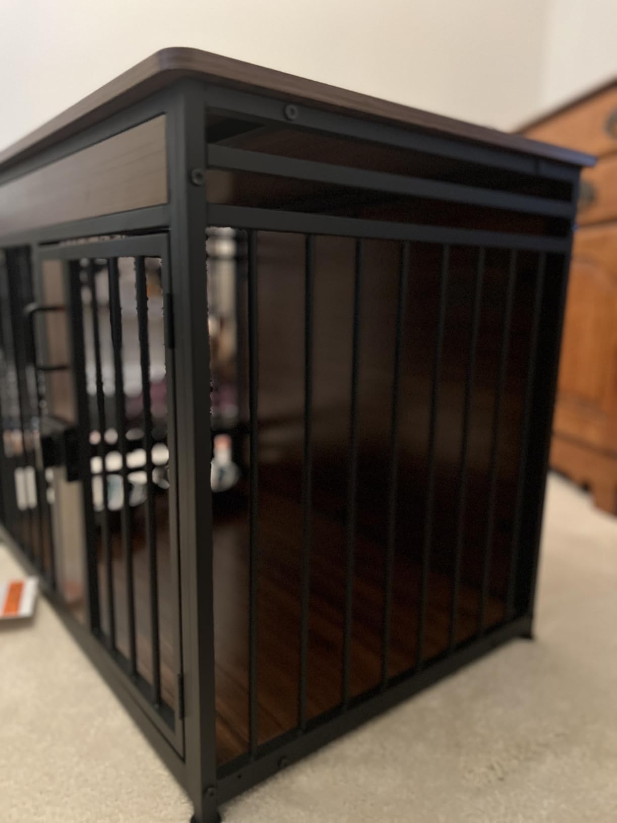Amazon Basics Furniture Style Dog Crate, 48 Inches customer photo 2