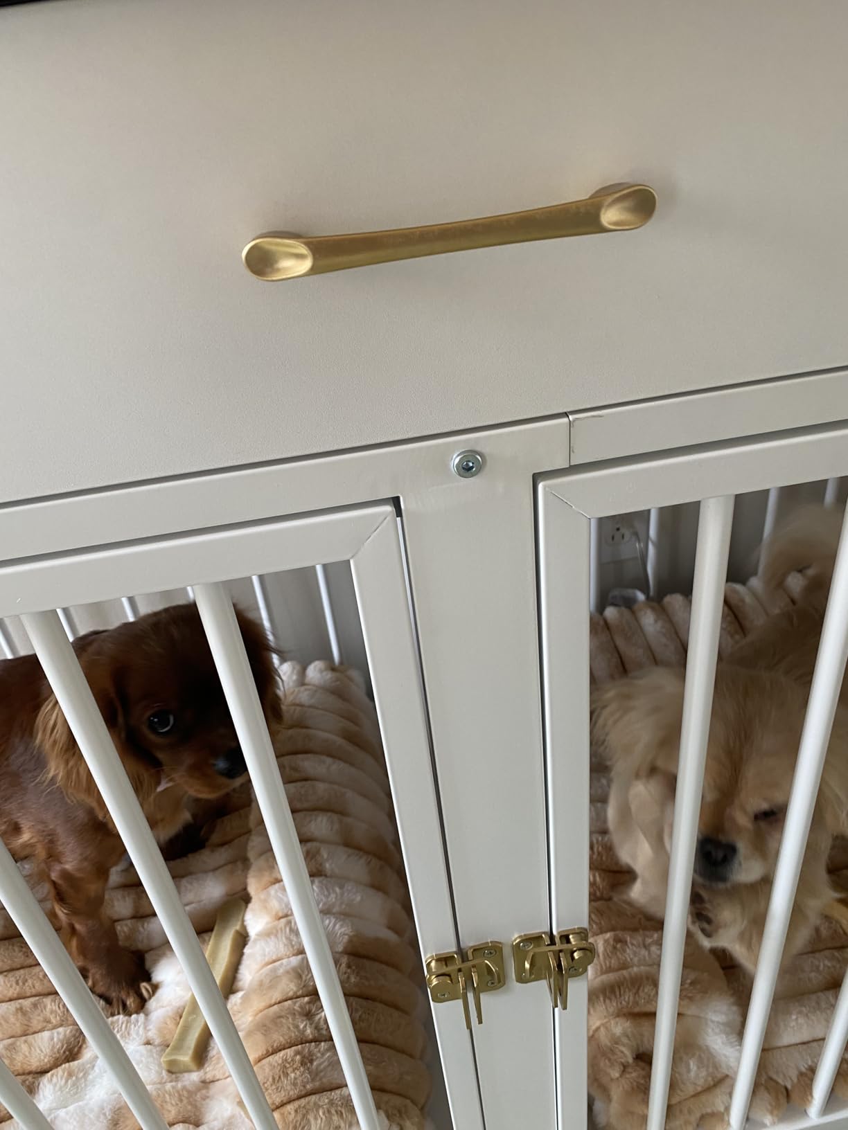 HOSTACK Double Dog Crates Furniture, 71