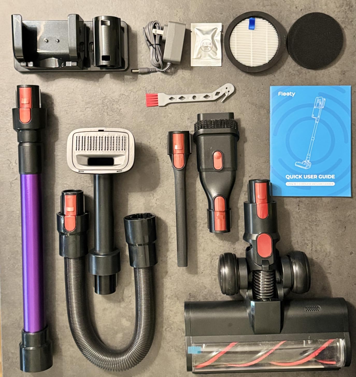 Cordless Vacuum Cleaner 55KPa 650W 70Mins Stick Vacuum Cleaners for Home with Pet Brush, 3.3Ft Hose, Wall Mount Charging, Auto Mode, Touchscreen, Self-Standing Vacuum for Pet Hair/Carpet/Car, Ultra10 customer photo 1