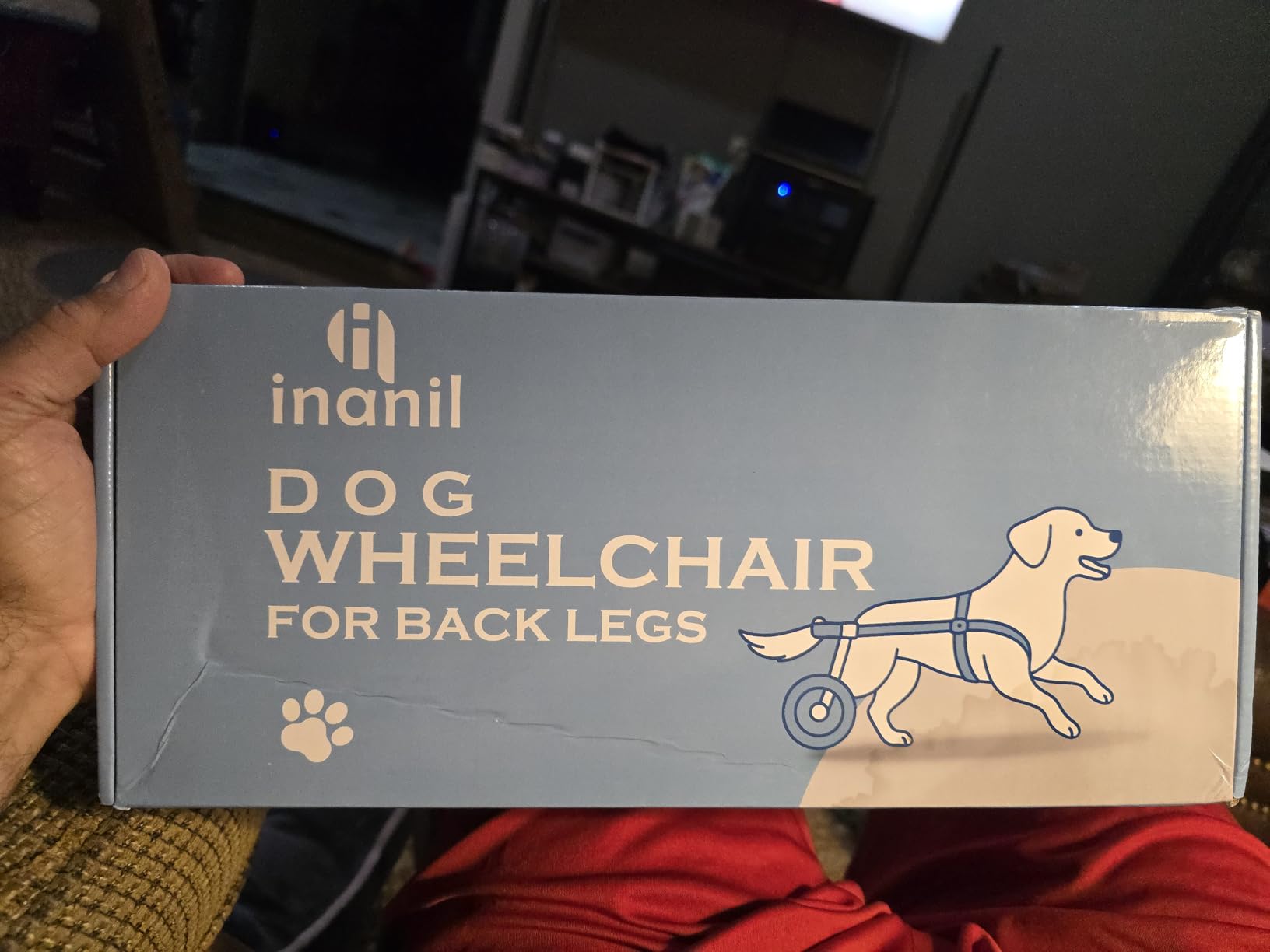 Dog Wheelchair for Back Legs, Adjustable Height/Length/Width, Sturdy Wheelchair with All-Terrain Shock-Absorbing Wheels, Mobility Support for Injured or Disabled Small & Medium Dogs & Cats customer photo 1