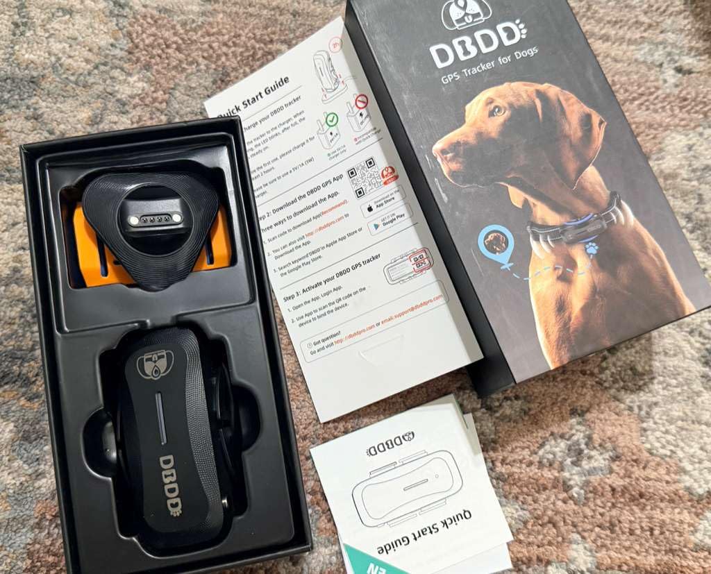 DBDD AI GPS Tracker for Dogs (30lbs+) - Real-Time Location & AI Health Assistant, Electronic Fence Collar for Escape Artists, Waterproof Dog GPS Tracker for Medium Large Dogs, iOS Android customer photo 1