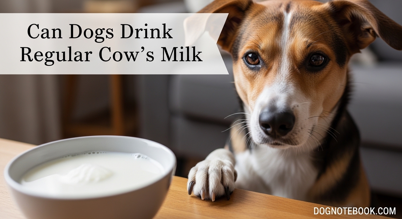 Can Dogs Drink Regular Cow's Milk