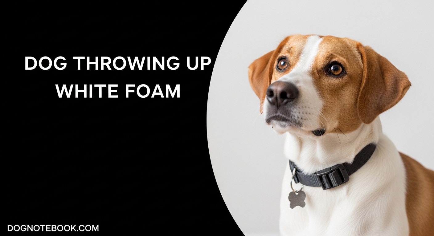 Dog Throwing Up White Foam