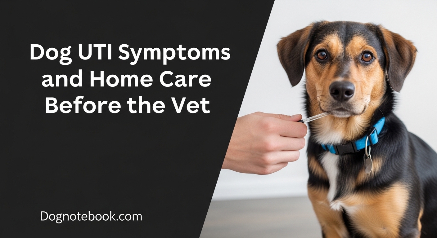 Dog UTI Symptoms and Home Care Before the Vet