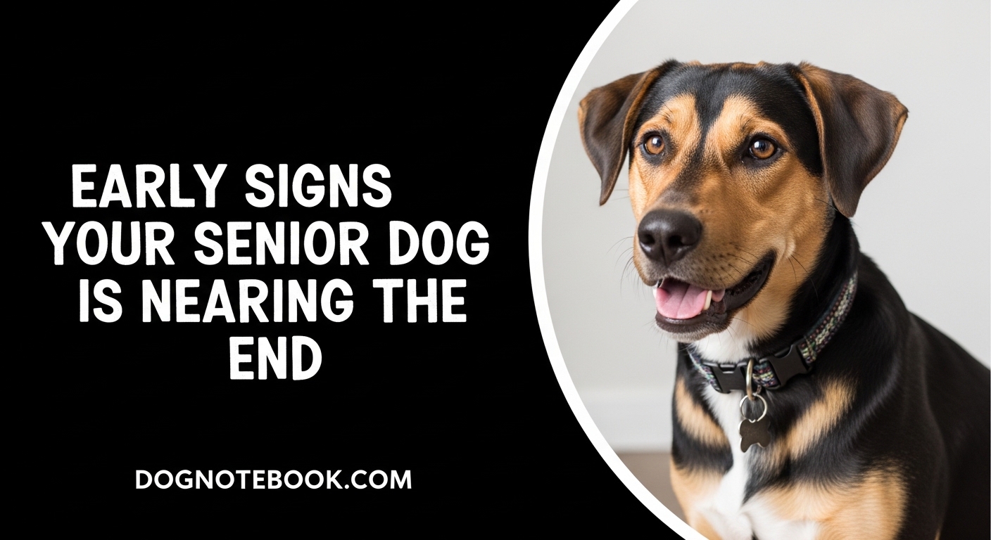 Early Signs Your Senior Dog Is Nearing the End
