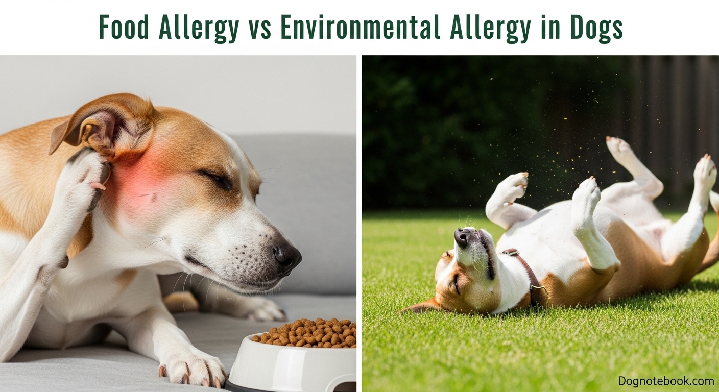 Food Allergy vs Environmental Allergy in Dogs